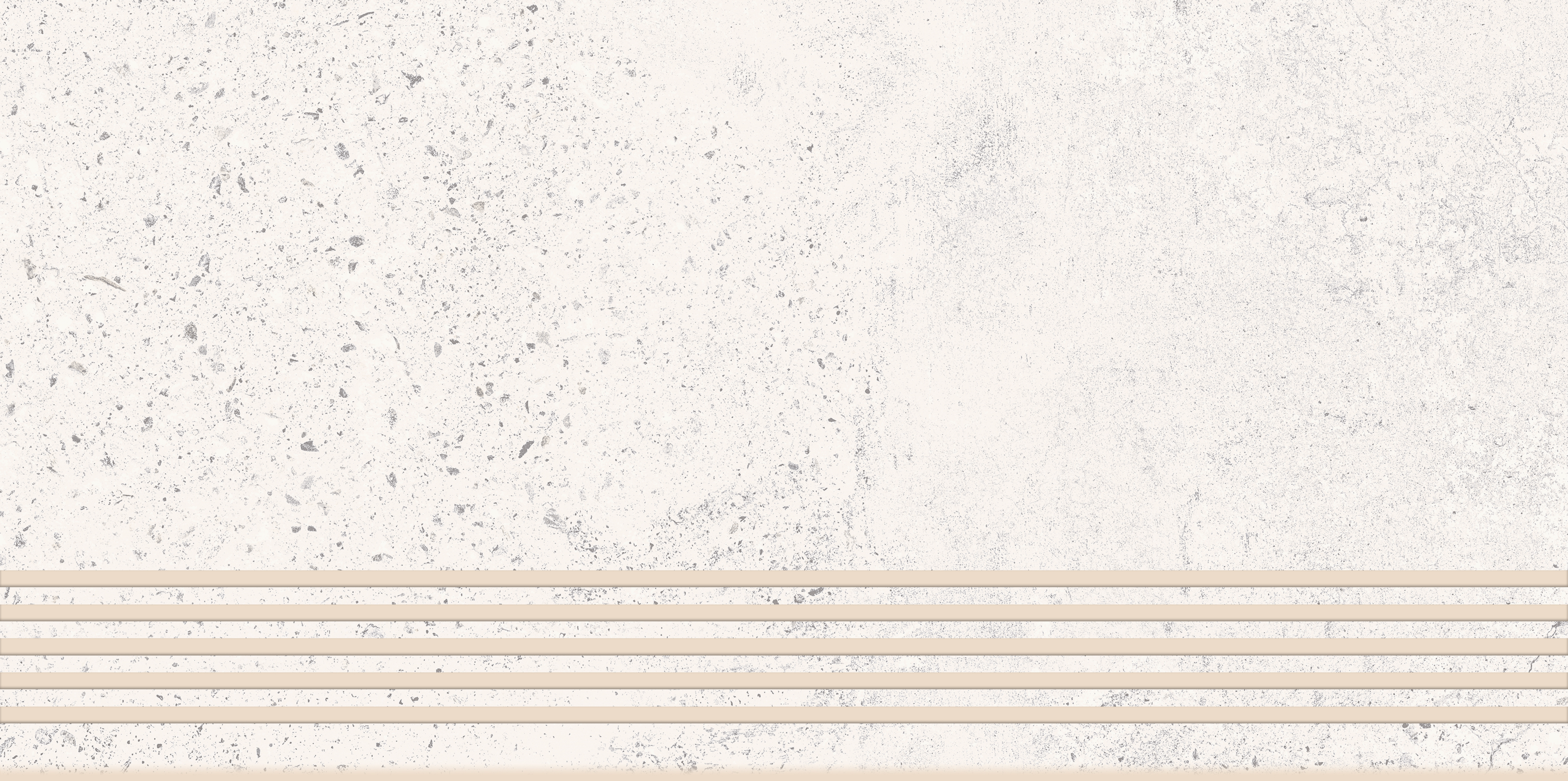 Stopnica Moonrow White 29.8x119.8 Cersanit