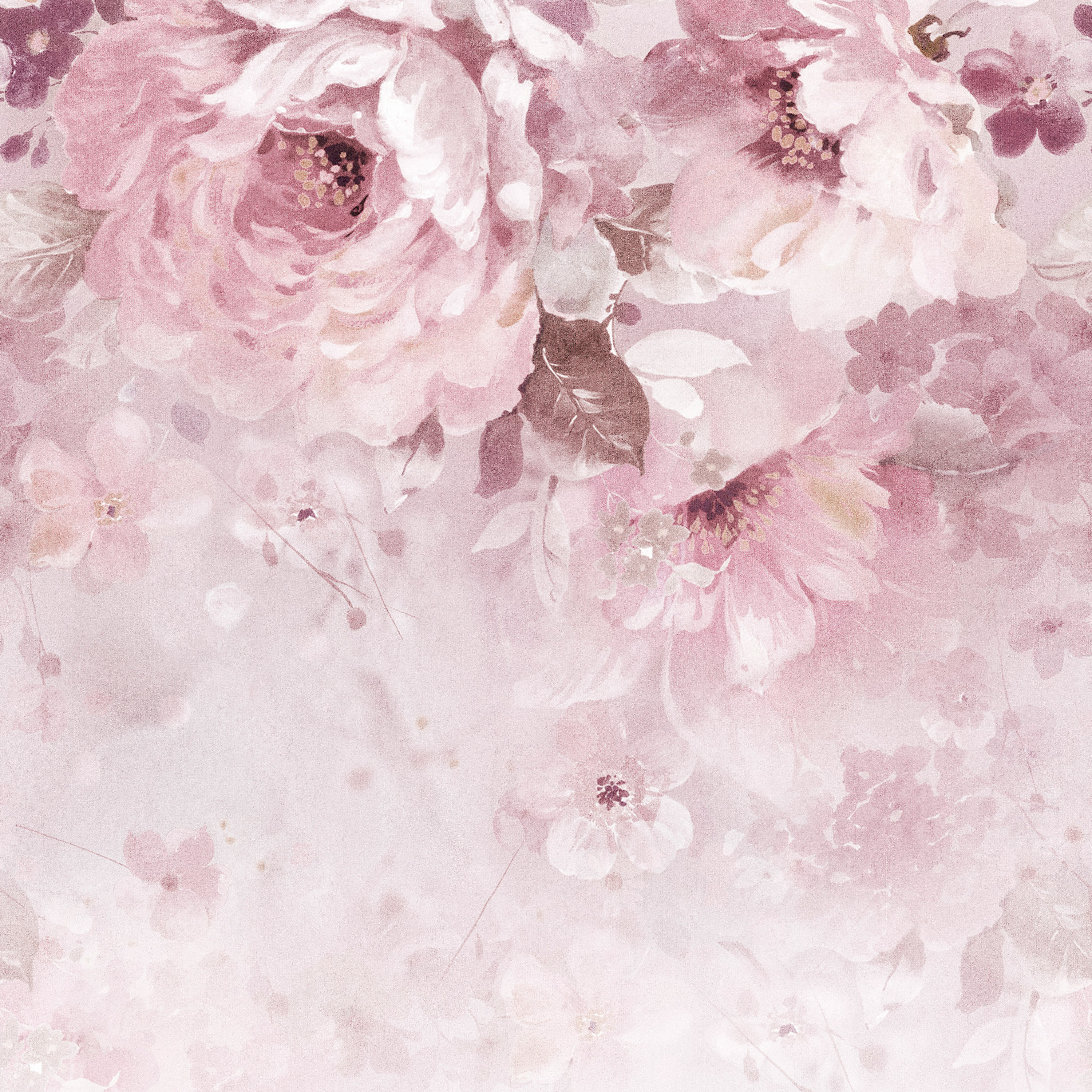 Papier peint panoramique Petal Coloma rose l.159 x H.280 cm - 3