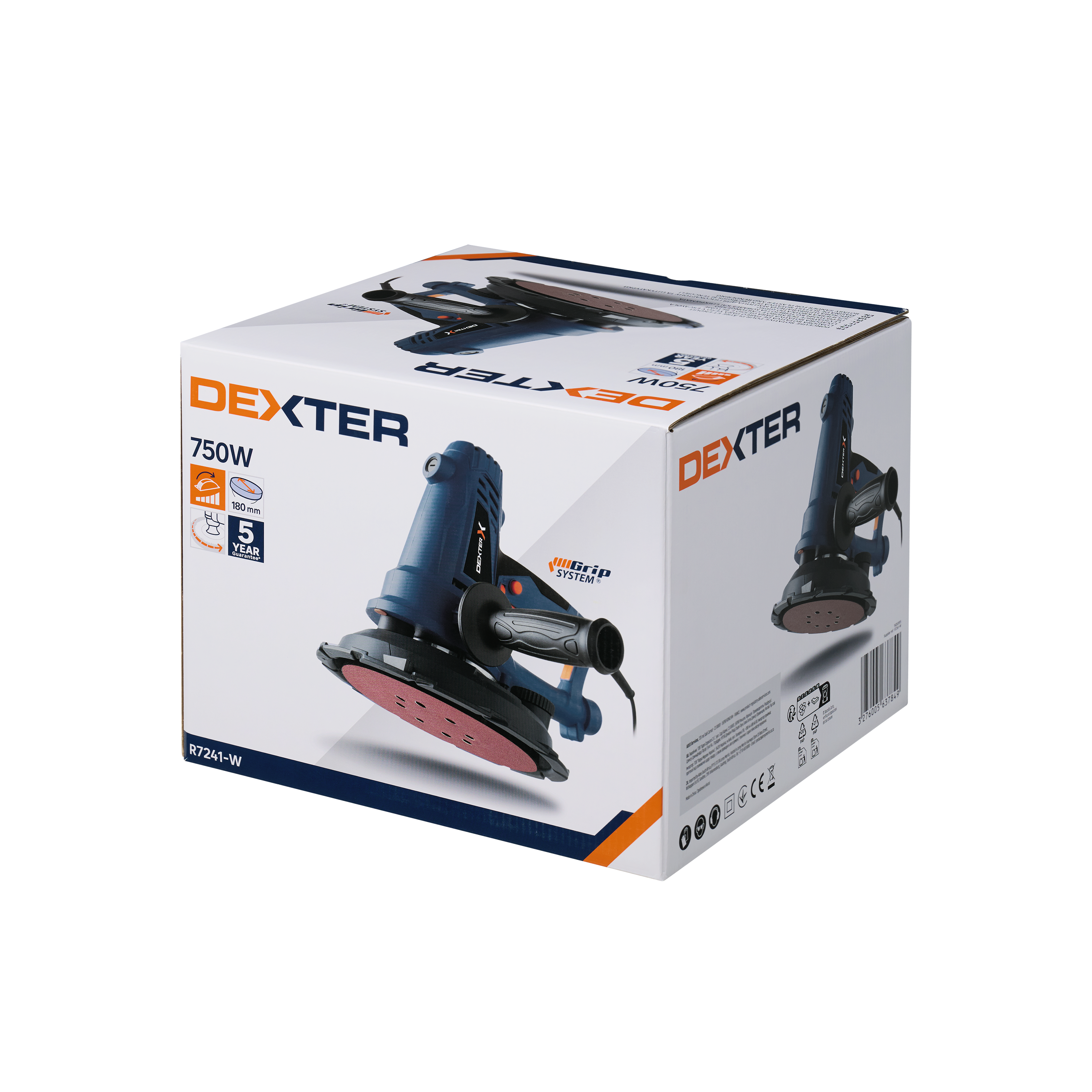 Ponceuse spéciale plâtre filaire DEXTER R7241-w, 750.0 W - 6