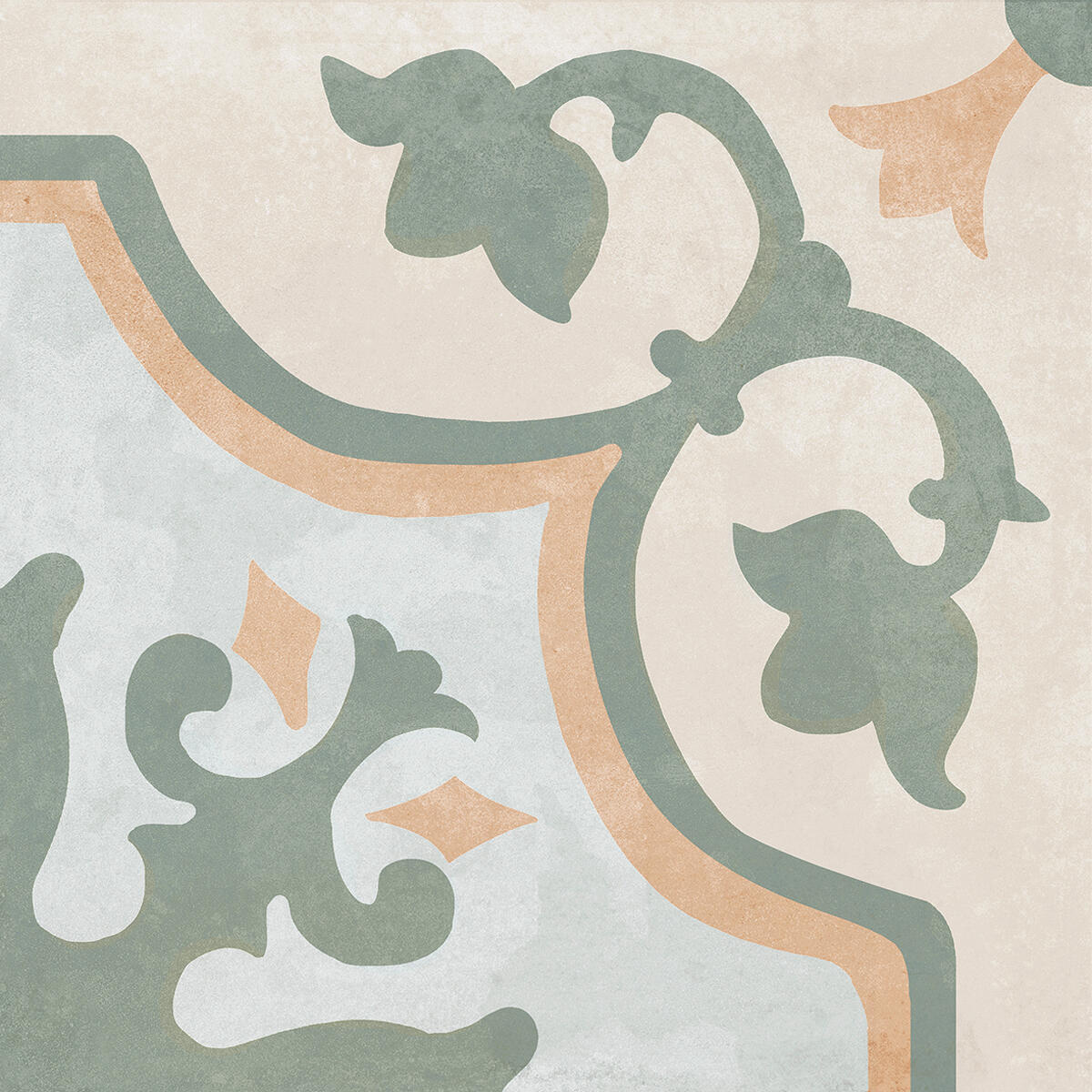 Piastrella da pavimento e rivestimento interno 20 x 20 cm Sp. 7.4 mm Jumbo in gres naturale multicolore opaco traffico intenso (pei 4/5) R10 1.52 mq - 8