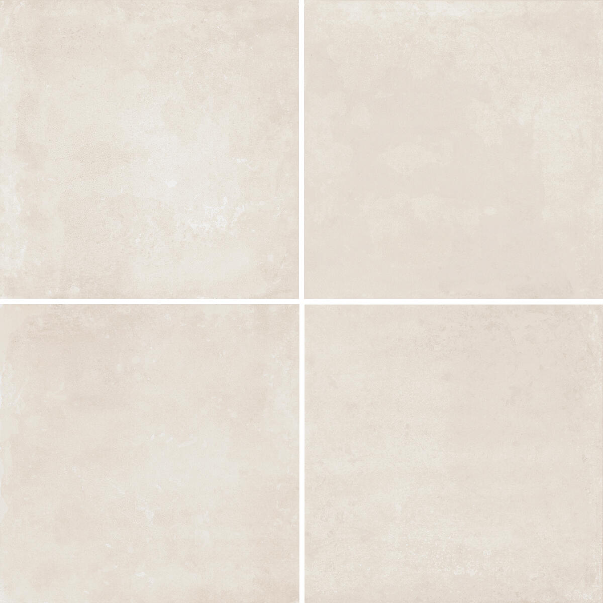 Piastrella da pavimento e rivestimento interno 20 x 20 cm Sp. 7.4 mm Jumbo in gres naturale bianco caldo opaco traffico intenso (pei 4/5) R10 1.52 mq - 11