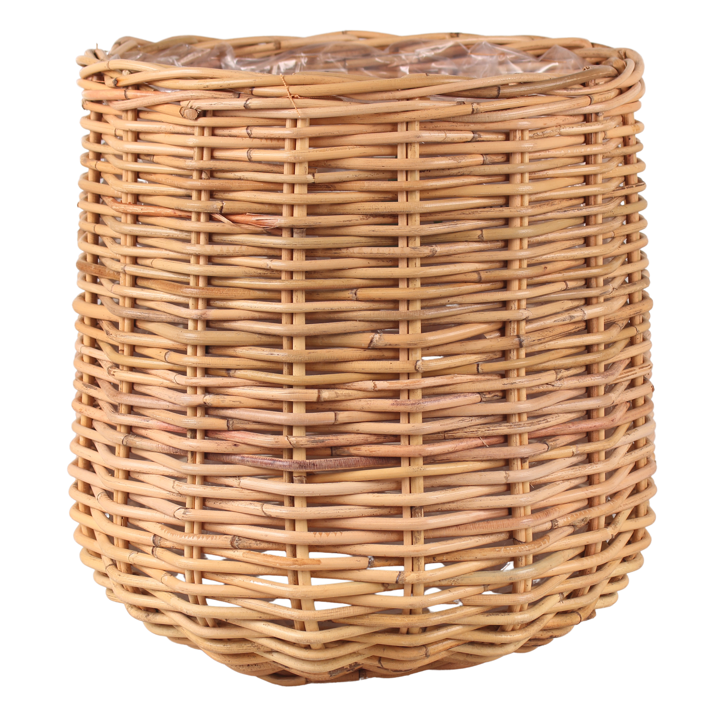 Osłonka doniczki rattan Vase 50 cm brązowa Cermax