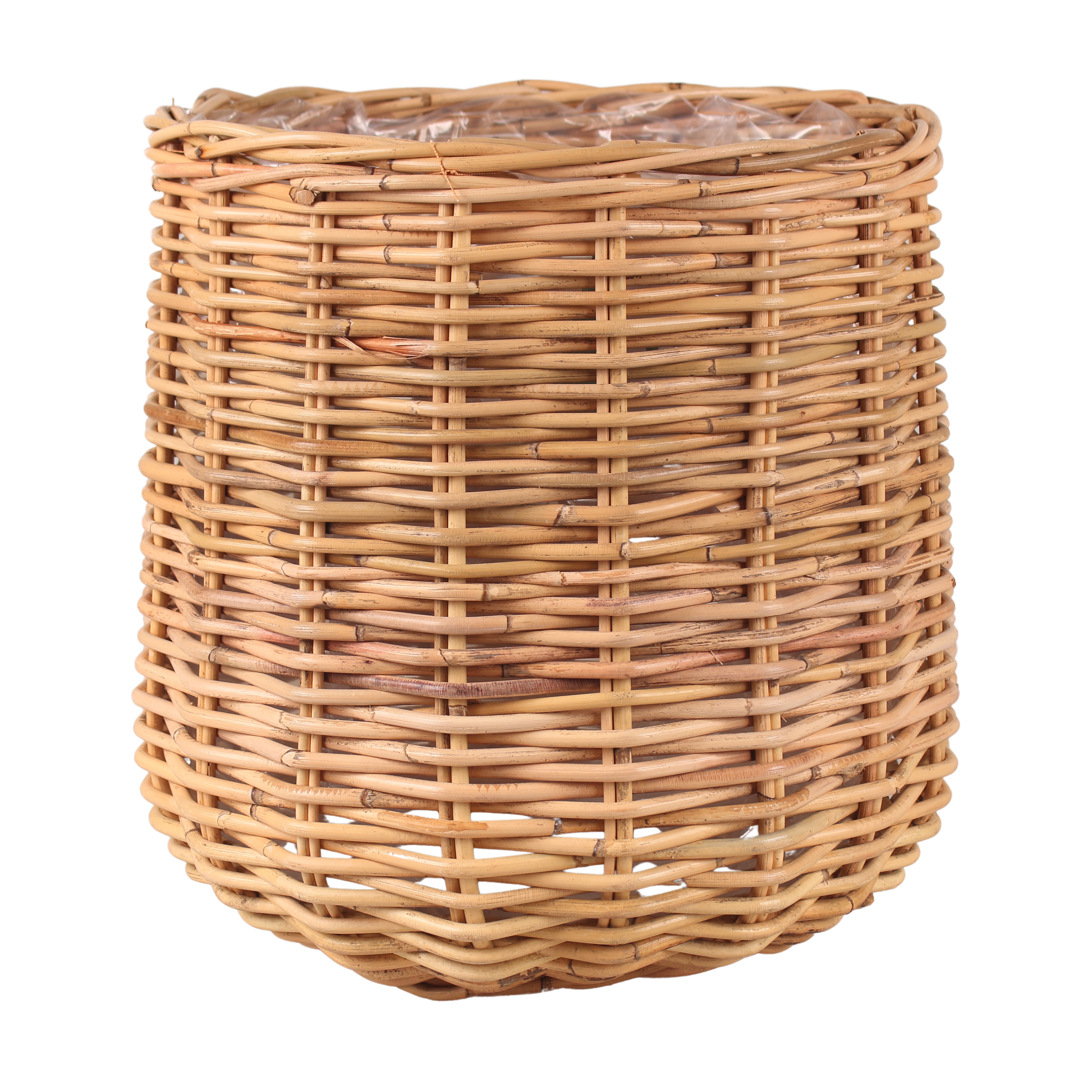 Osłonka doniczki rattan Vase 40 cm brązowa Cermax