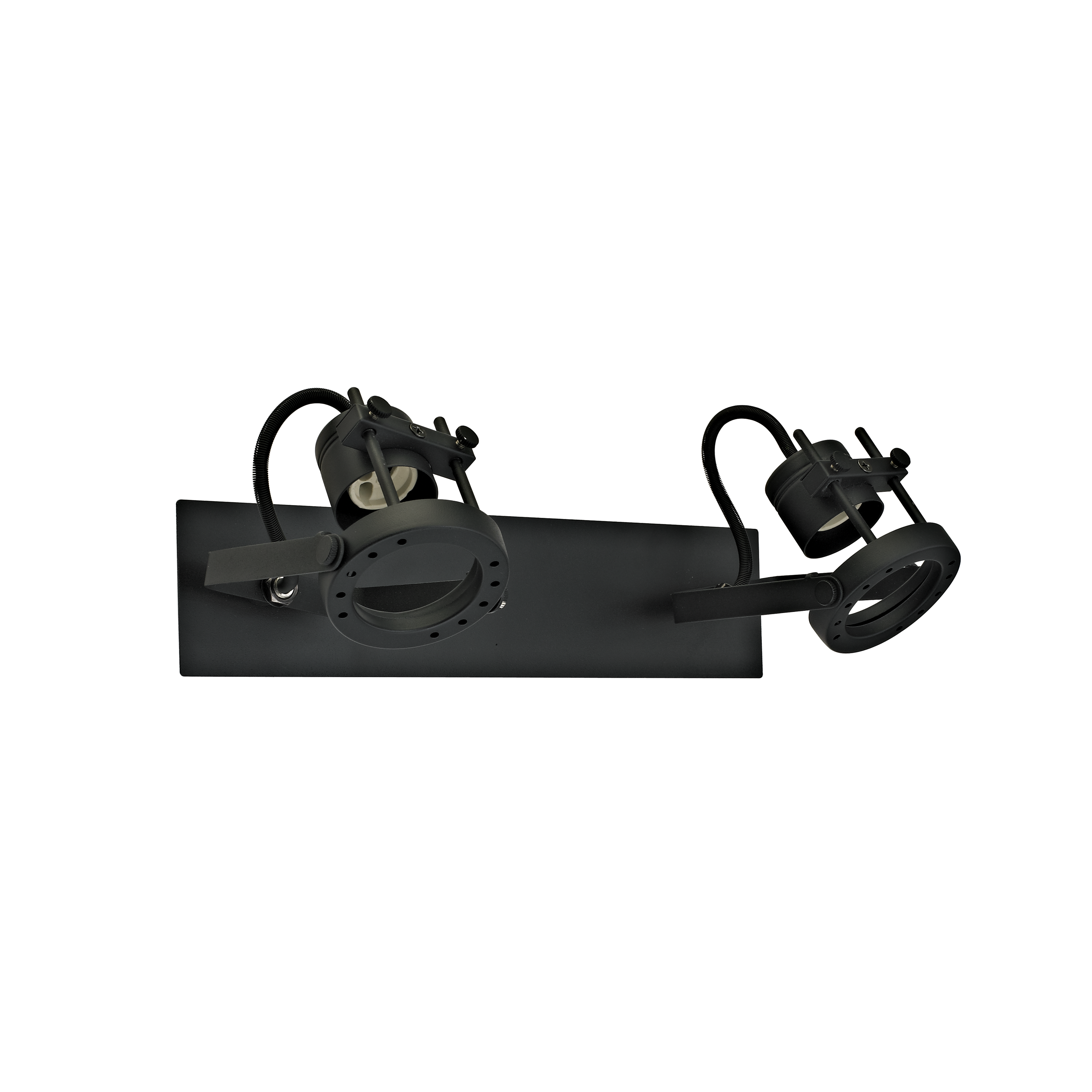 Rampe 2 spots, acier gu10, noir max 50 W, INSPIRE Technic - 2