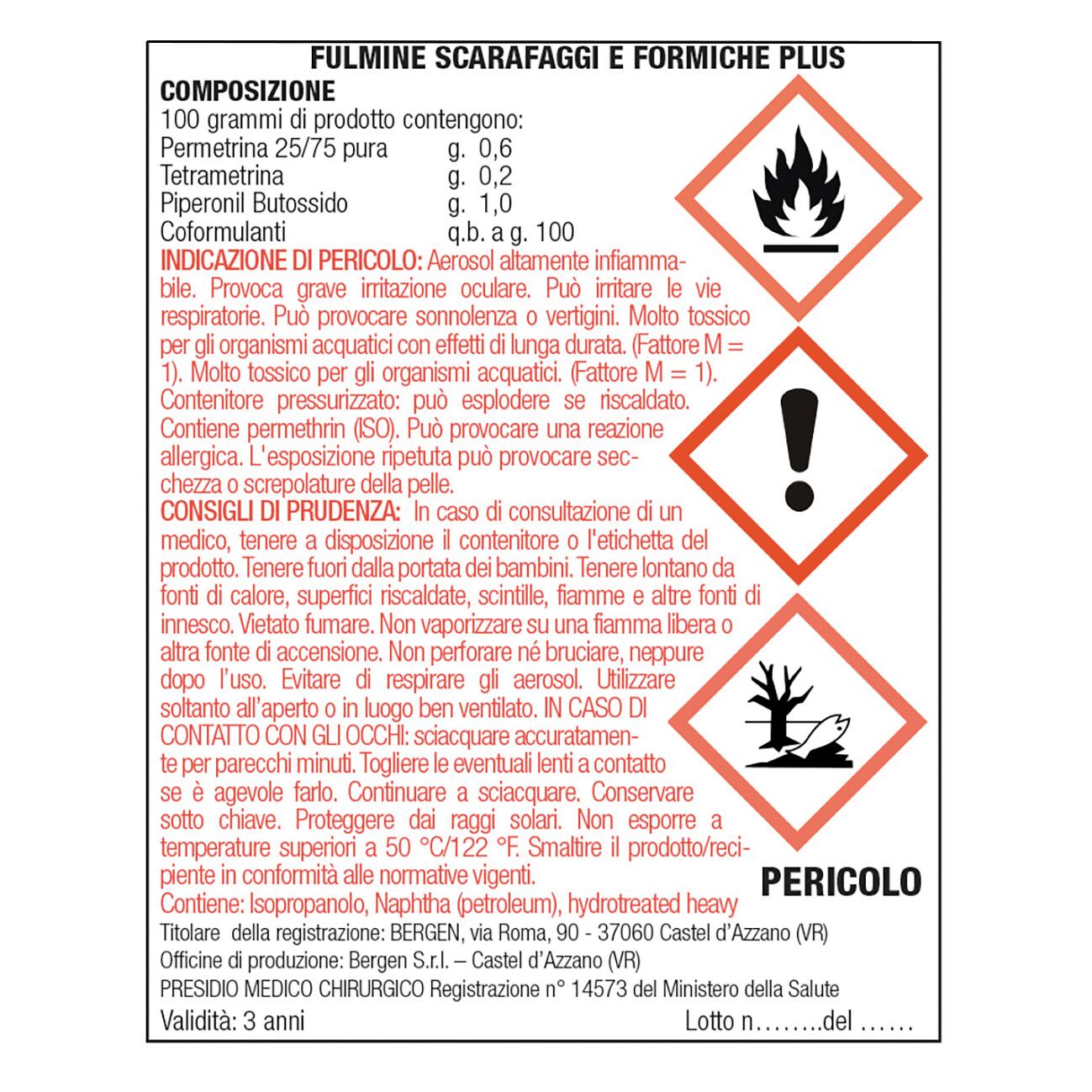 Insetticida spray per formiche FLORTIS 400 ml - 3