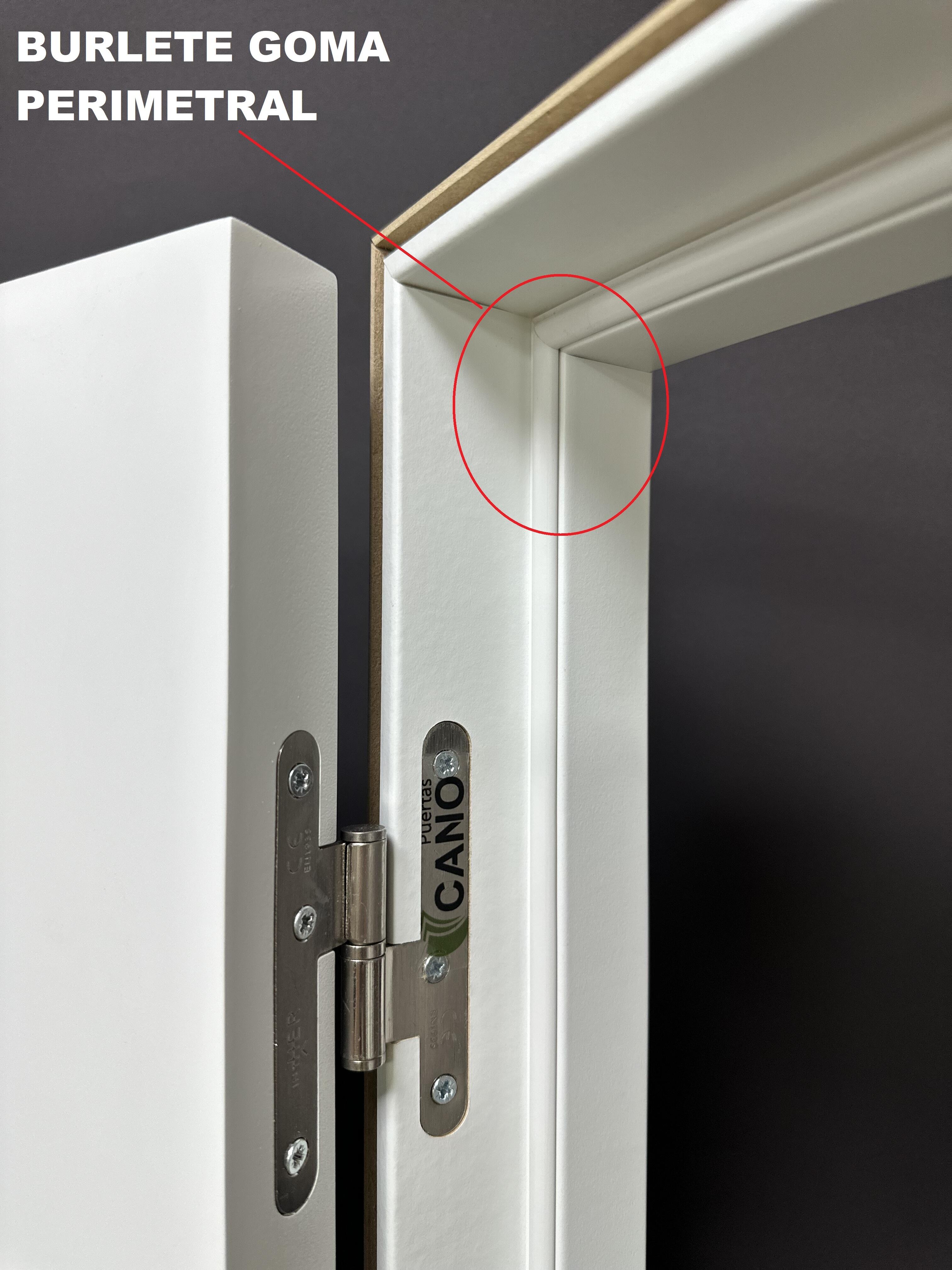 Pack puerta interior maciza SLIM 72,5 cm IZQUIERDA  - 5