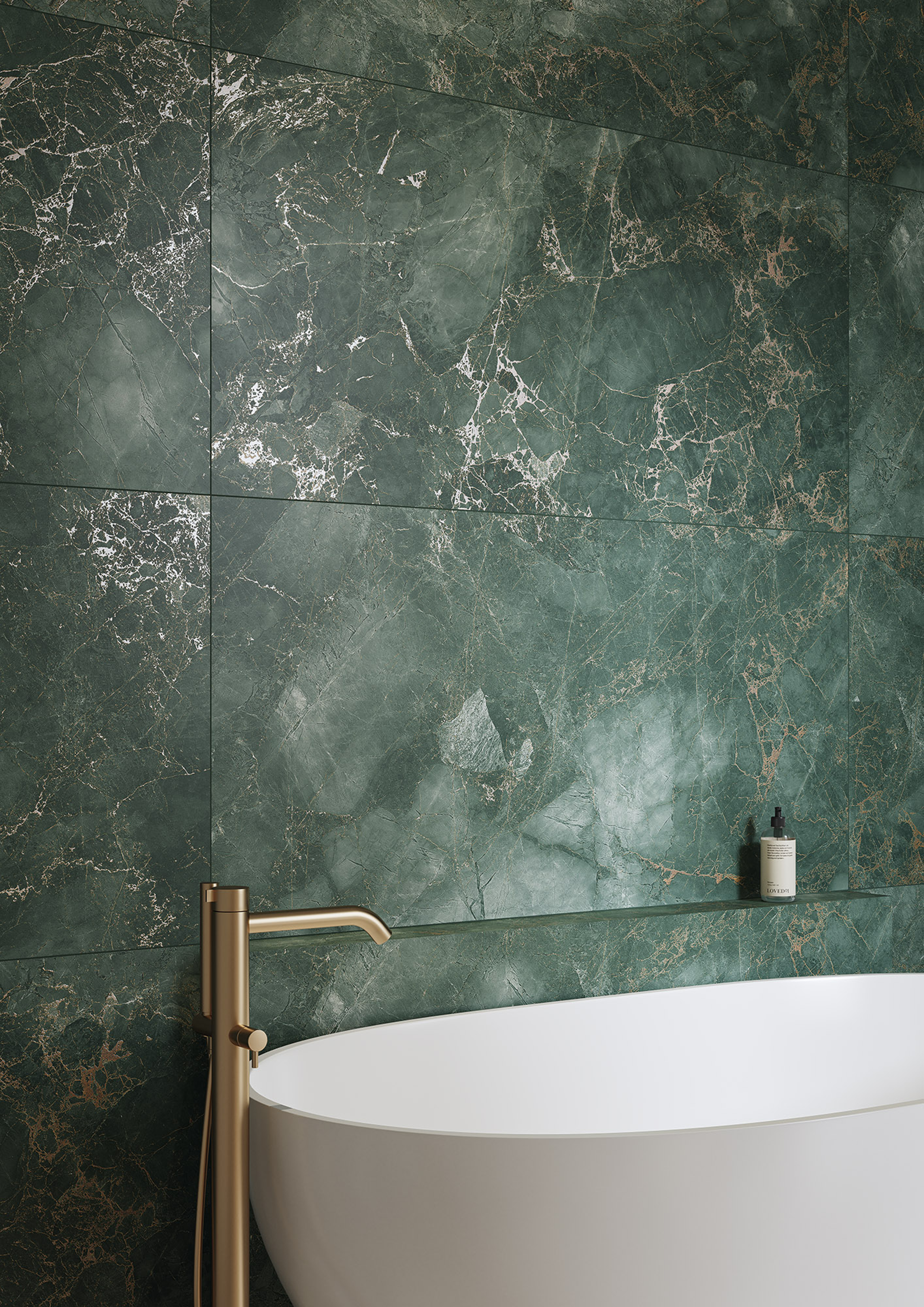 Gres szkliwiony Medea Granula Green Mat 60x120 - 3