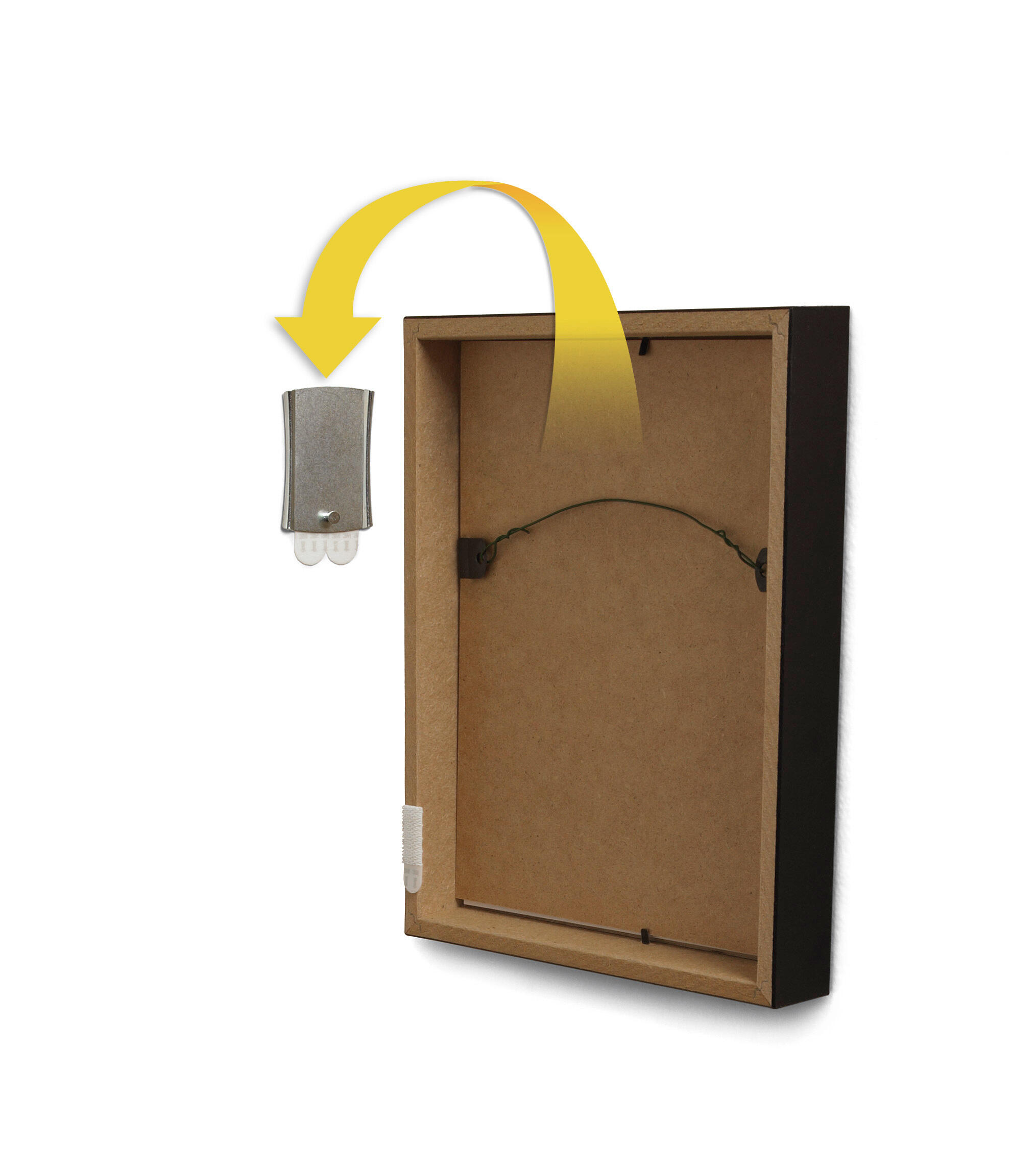 Accroche adhésive enlevable tête de clou métal M pour cadres COMMAND™ - 3