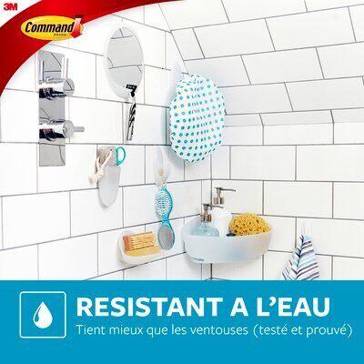 16 paires de languettes adhésives résistante à l'eau 2,2kg max COMMAND - 7