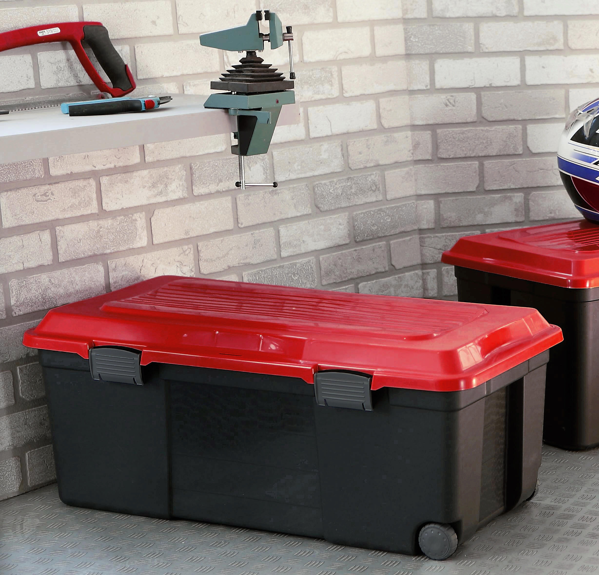 Lot de 3 boites SUNDIS polypropylène l.40 x P.80 x H.34 cm, 75 l - 4