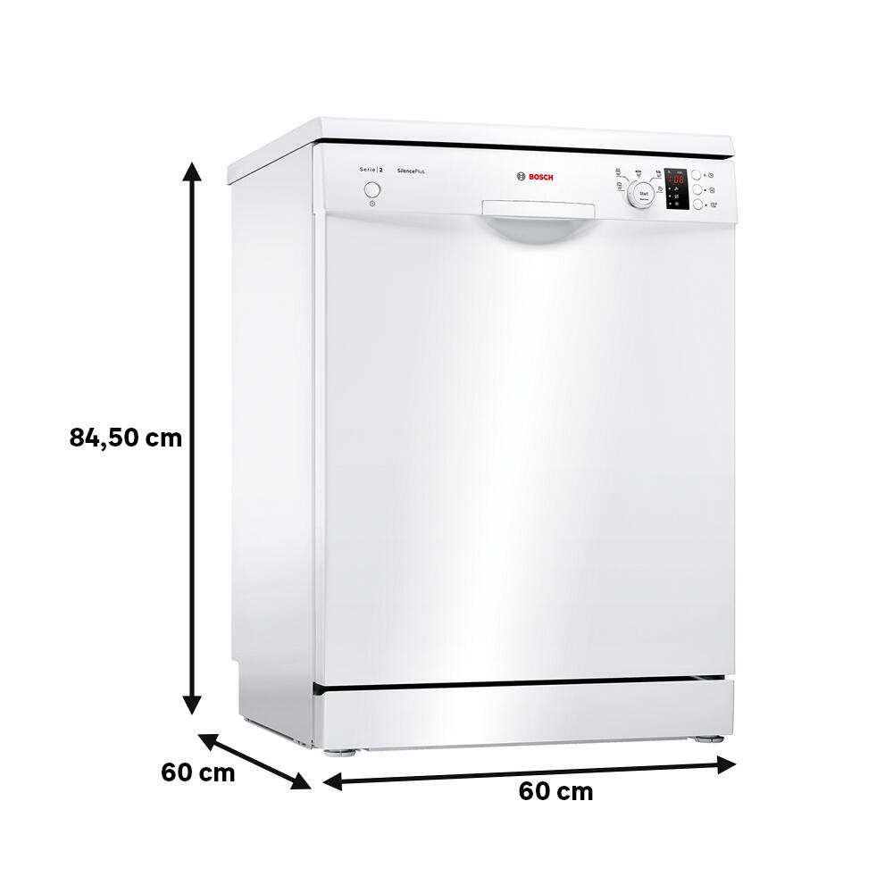 Lavavajillas BOSCH SMS25AW05E 12 cubiertos 5 programas con inicio diferido blanco 60cm clase E - 2