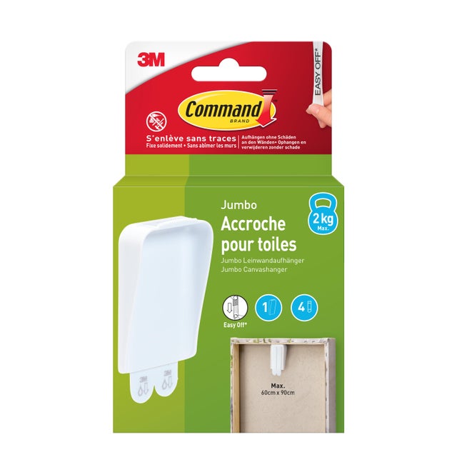 Languette adhésive blanc XL -R 2KG 3M