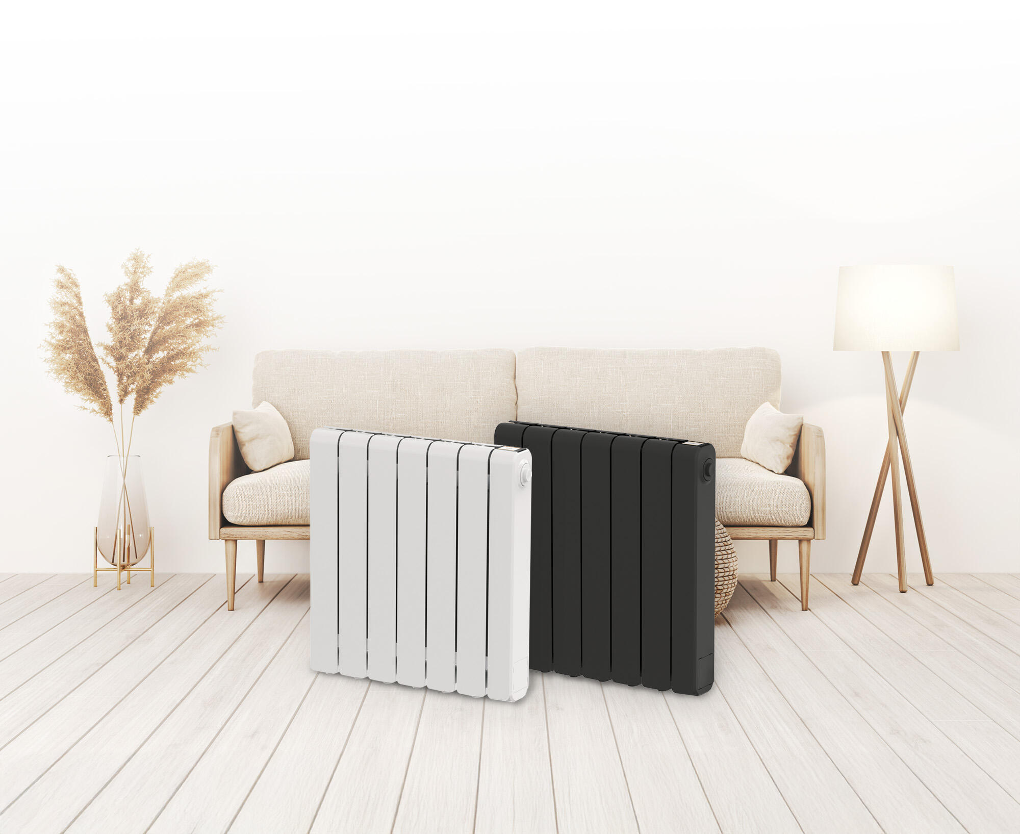 Radiateur électrique connecté à inertie fluide 1000 W EQUATION Murano II blanc - 7