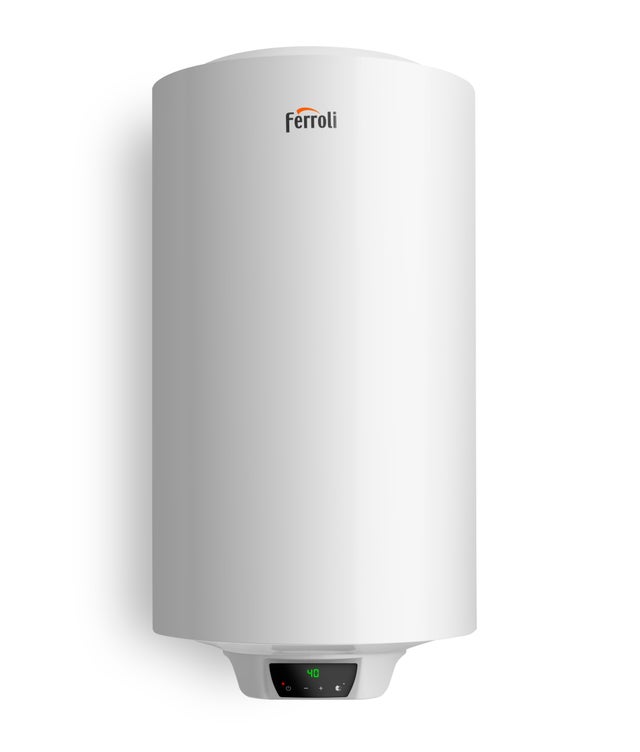 Termo eléctrico acumulado Tiber B de 50 litros vertical en color blanco