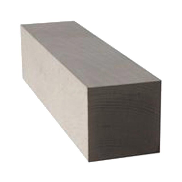Solido geometrico quadrato in faggio grezzo 70 x 70 x 1000 mm