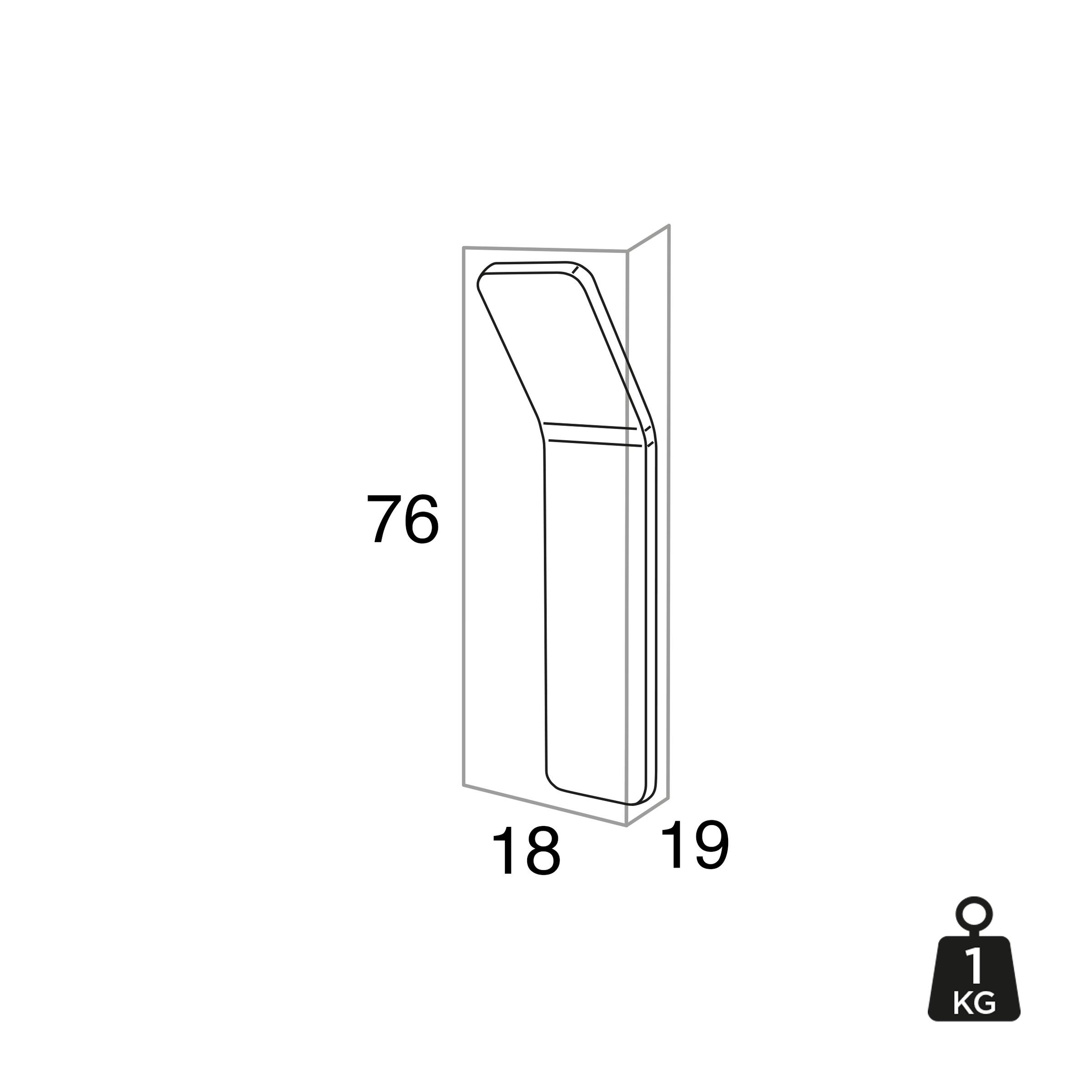 Haczyk kuchenny szczotkowana stal 2 szt. Tiger - 3