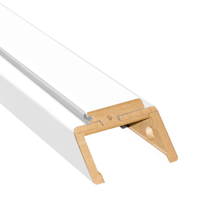 Belka górna 80 ościeżnicy regulowanej biała zakres regulacji 140-180 mm opaska 60 mm Artens