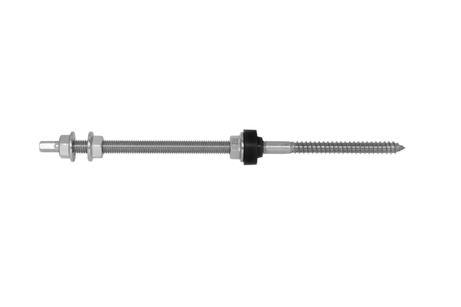 TORNILLO ROSCA DOBLE INOX PARA MADERA Y HORMIGON 50 UDS - 1