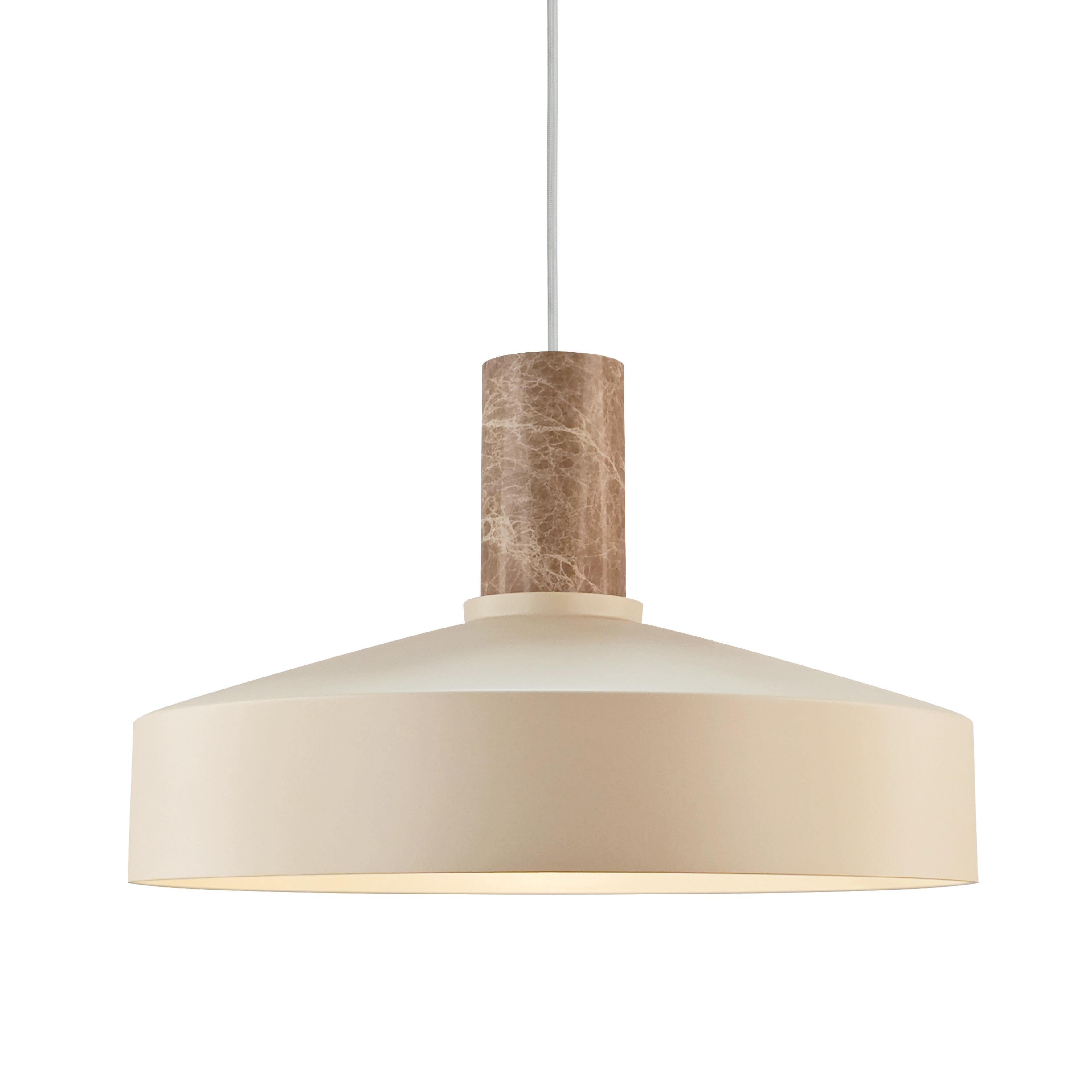 Suspension Elvas fer, beige, Diam.37.5 cm, E27 - 5