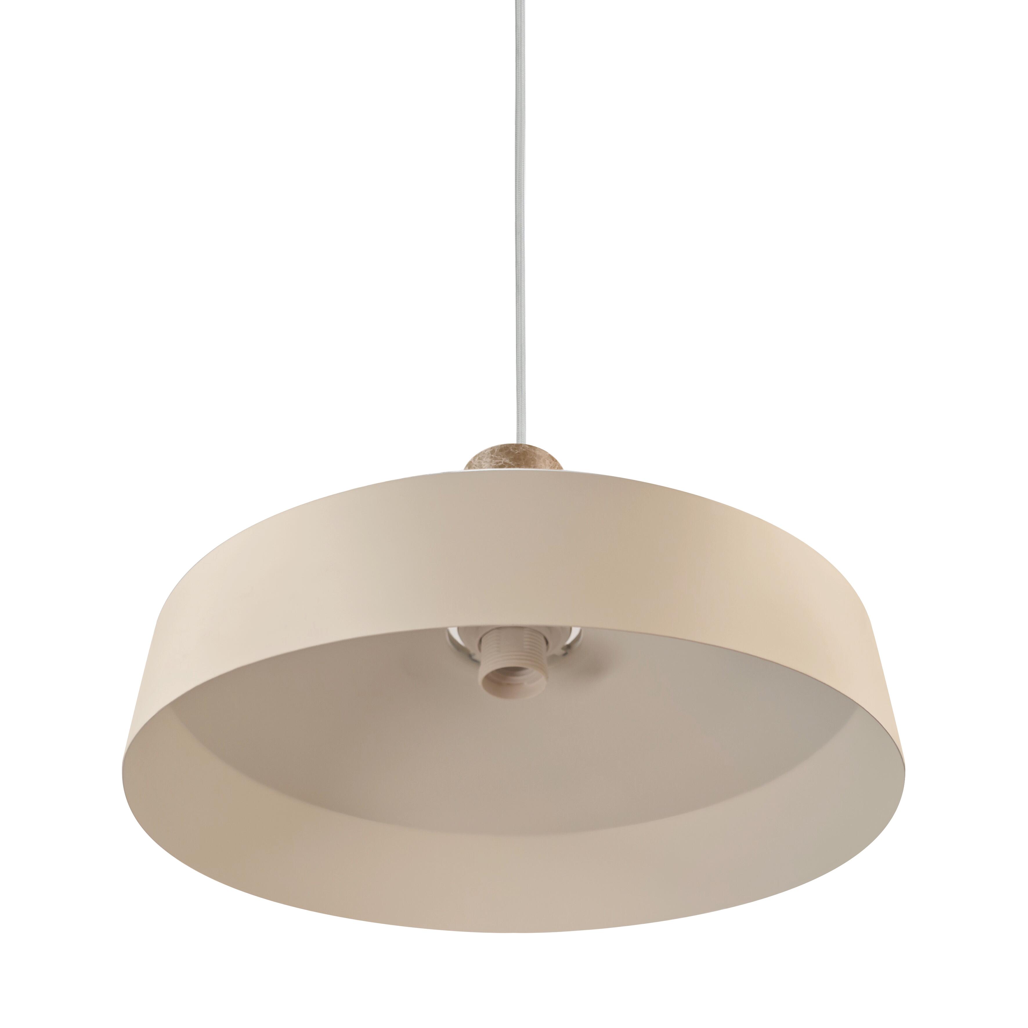 Suspension Elvas fer, beige, Diam.37.5 cm, E27 - 4