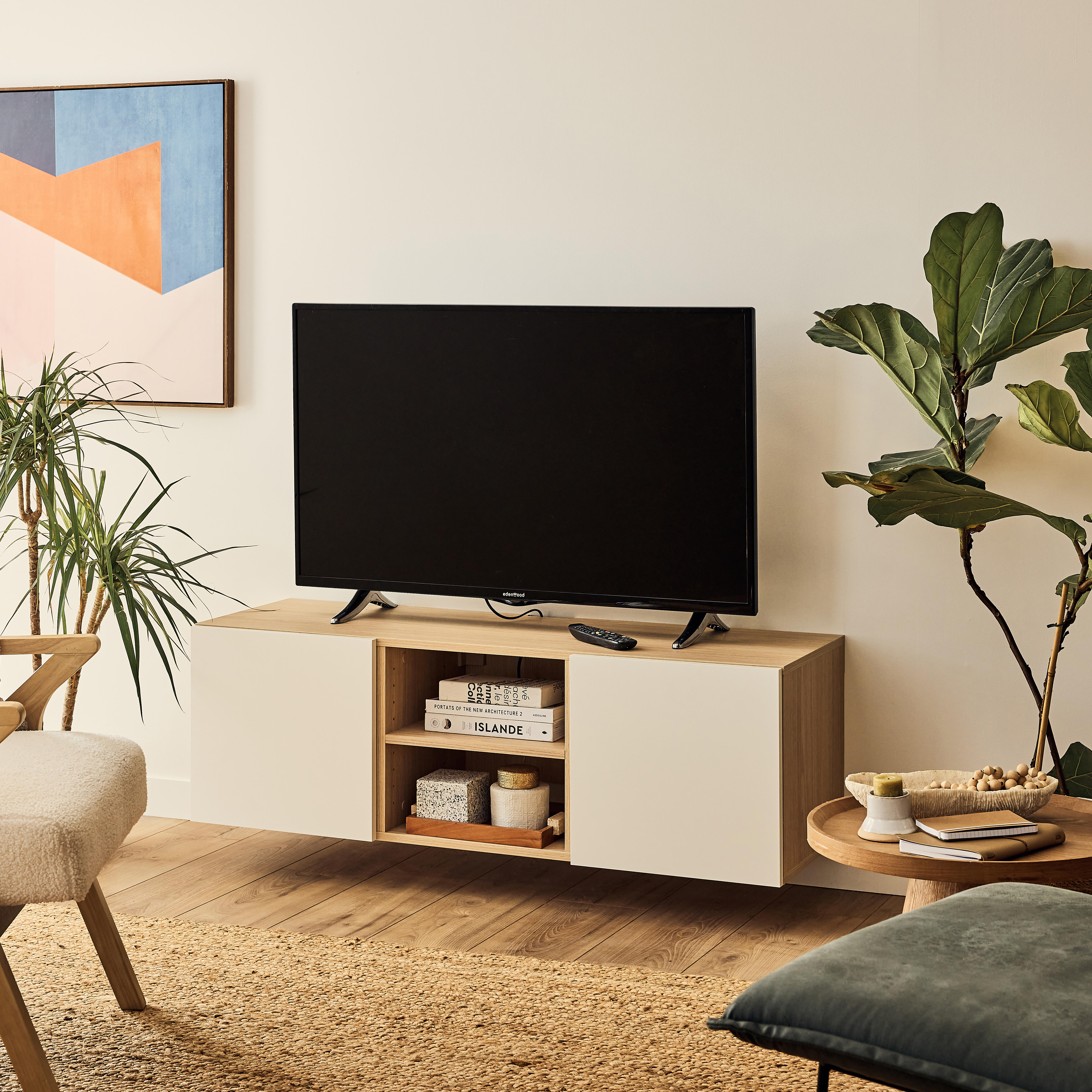 Porta de bater 38,4x40 cm branco Spaceo Evo'M Riga - 6