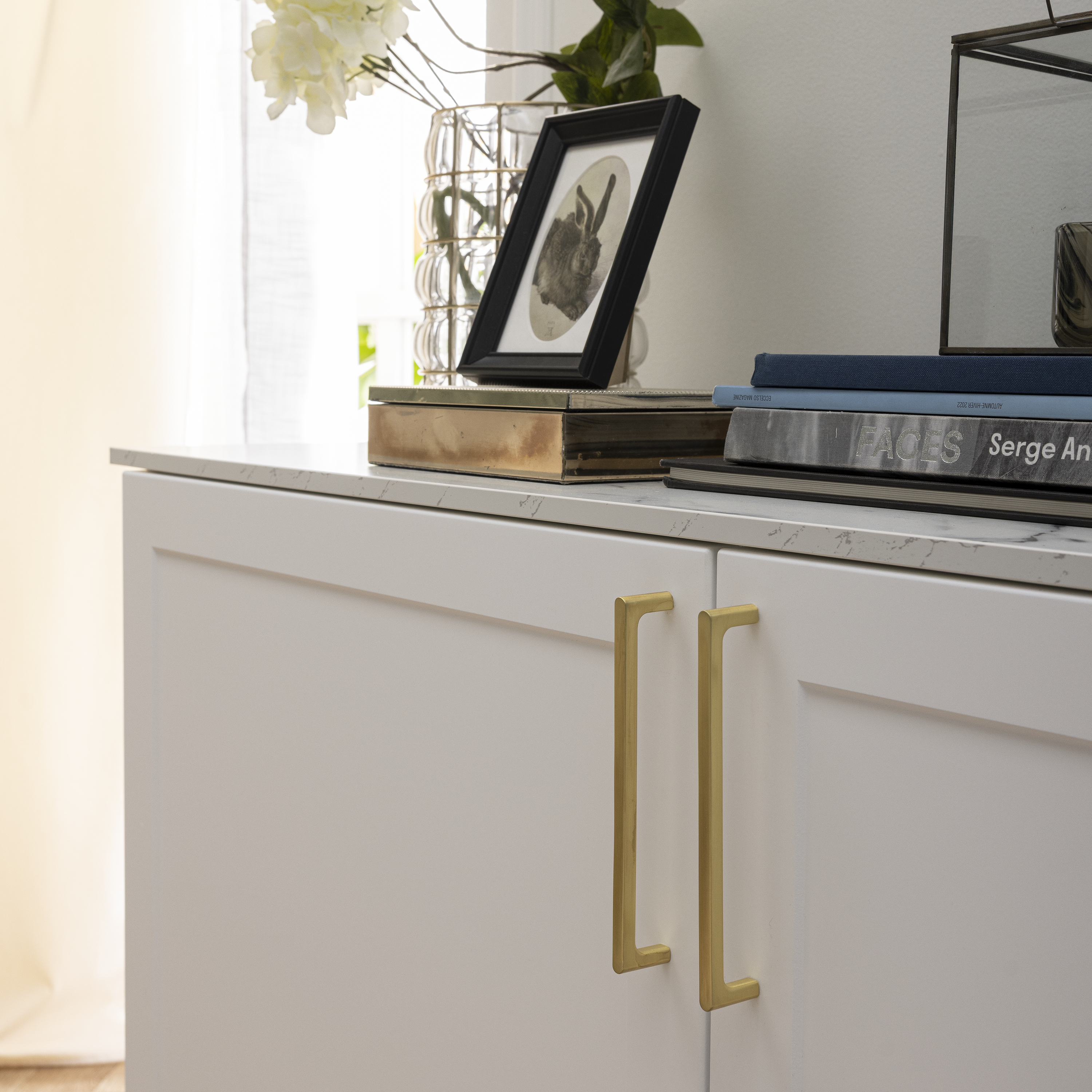 Lot de 2 poignées INSPIRE pour meubles Evo'M Nino laiton brossé 168mm - 3