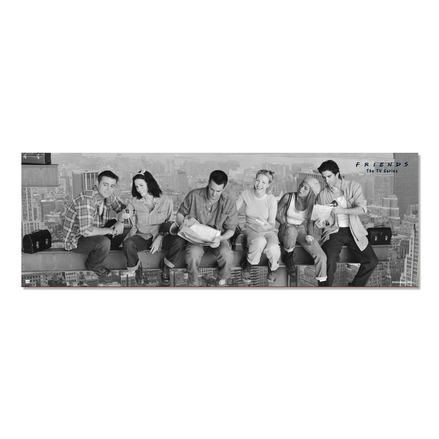 Póster Cine rectangular de 53 x 158 cm. Papel Friends Skyscraper multicolor - 2