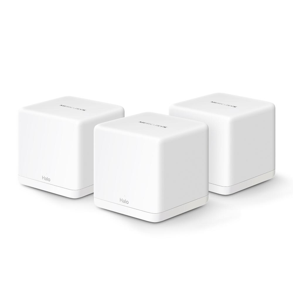 MediaMarkt Mercusys Sistema Wifi Mesh, Halo H60x, Pack 3, 1500 Mbps, Mu-Mimo, 550 M², +100 Dispositivos, Blanco - Imagen 4