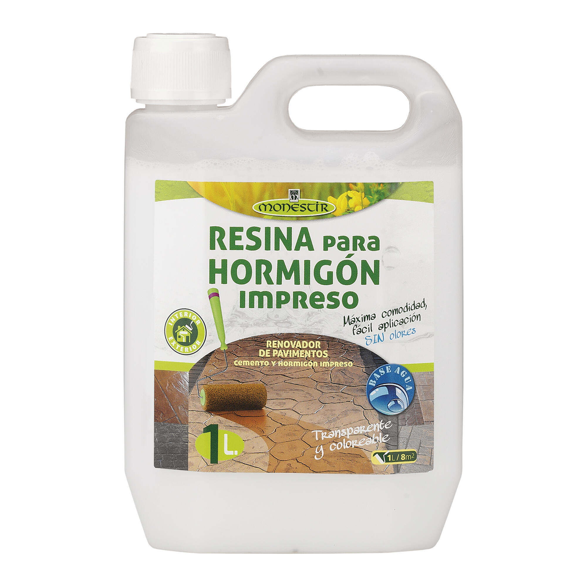 Resina hormigón impreso al agua monestir 1l