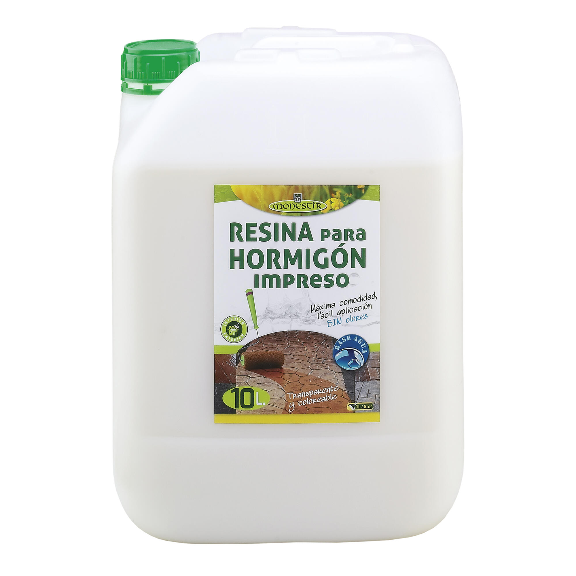 Resina hormigón impreso al agua monestir 10l