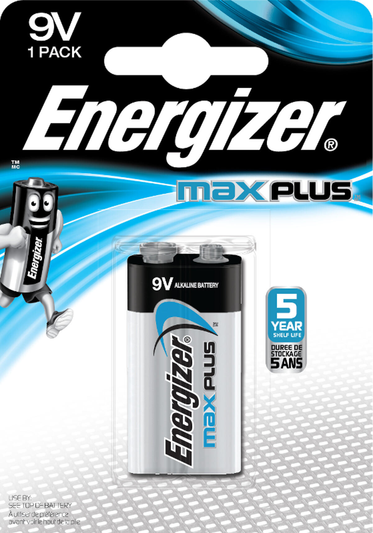 Pila 6LR61 ENERGIZER Max Plus 1 batteria - 4