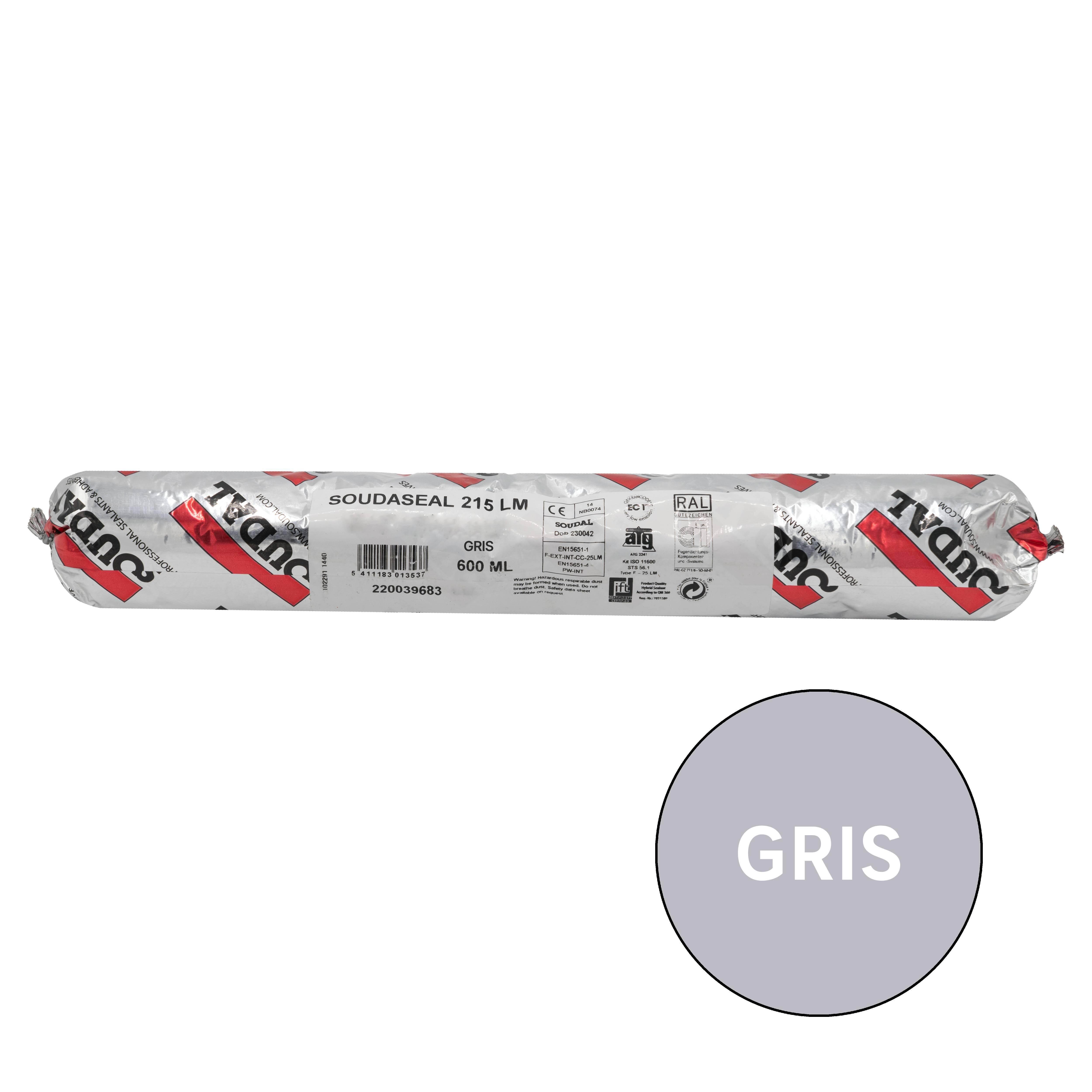 SELLADOR POLÍMERO MS SOUDASEAL 215LM GRIS 600 ML - 2