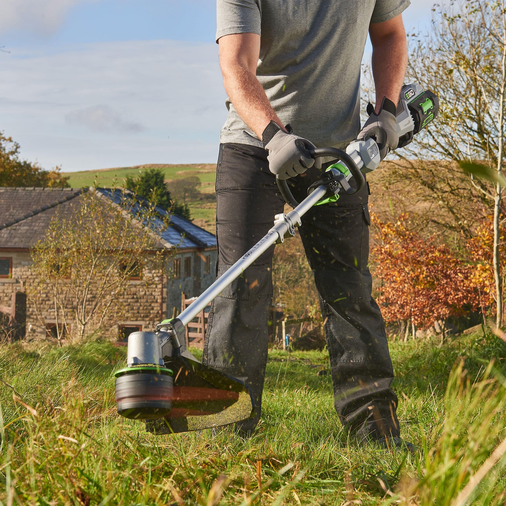 Decespugliatore a batteria brushless 56V in alluminio EGO ST 1610 E-T, testa in nylon 2 fili, batteria non inclusa - 3