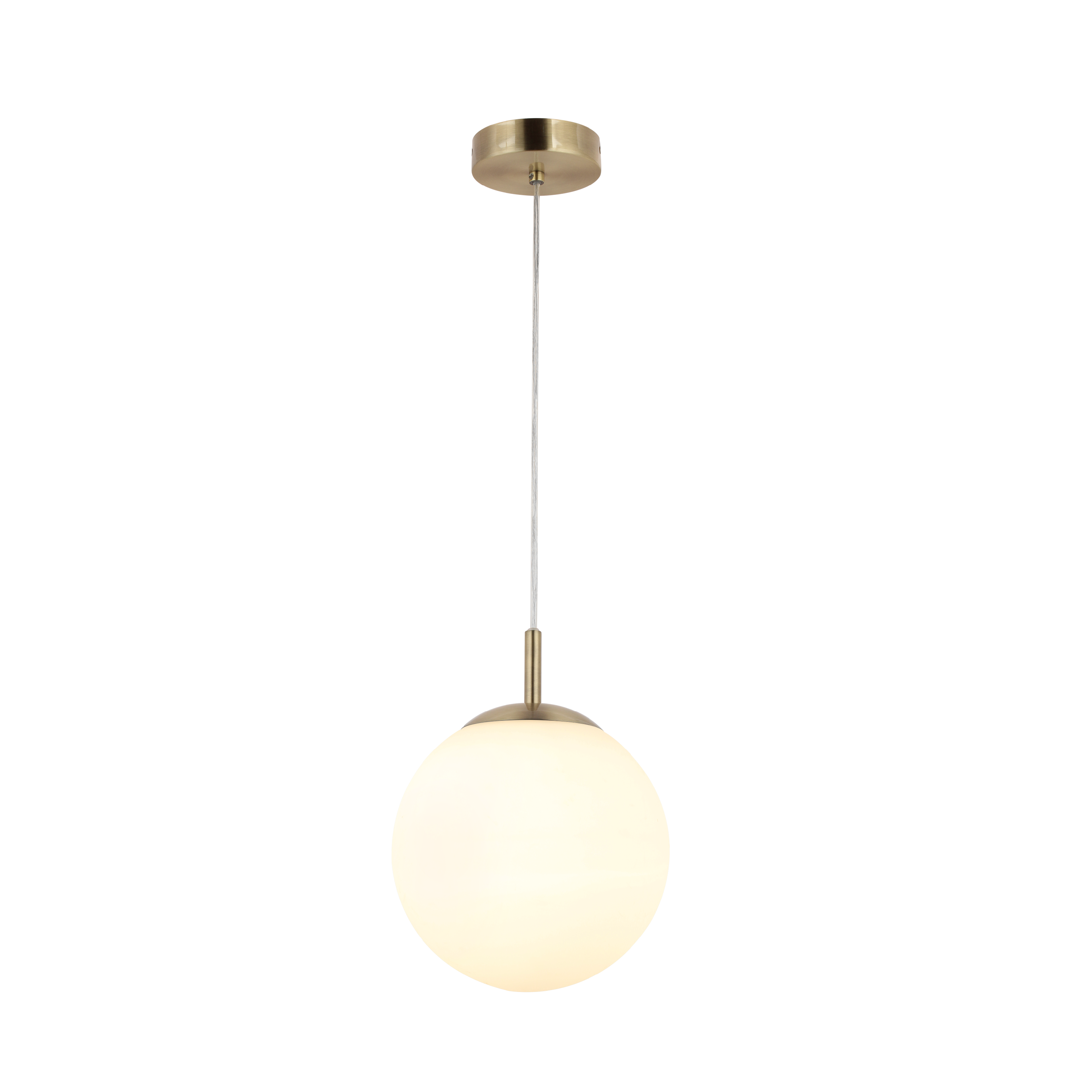 Suspension Celestine acier, blanc, Diam.25 cm INSPIRE, E27 | Leroy Merlin