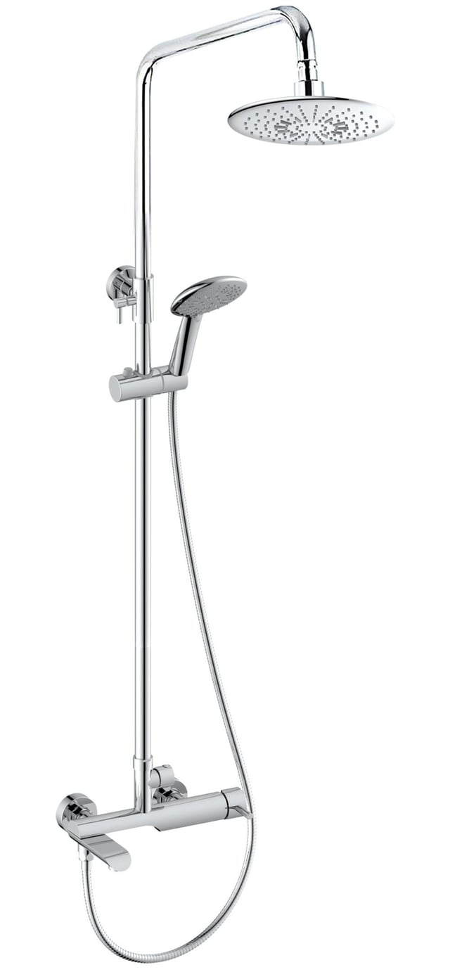 Conjunto de banheira com torneira cromado Alfama