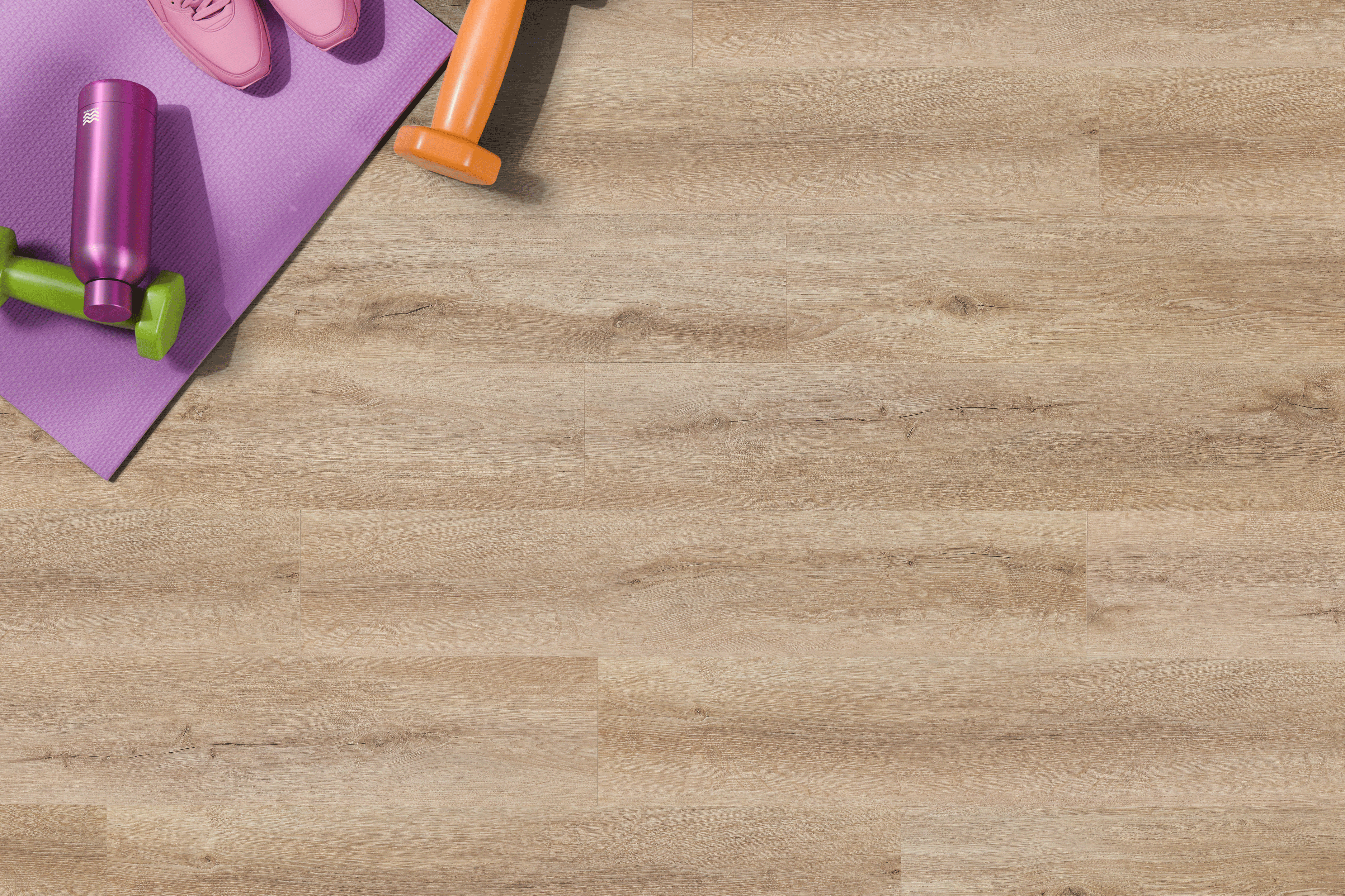 Panele winylowe SPC z podkładem Floornity Intenso Samil naturalne drewno  - 2