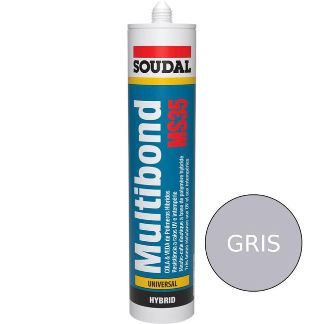 SELLADOR ADHESIVO POLÍMERO MULTIBOND MS35 GRIS 290 ML - 1