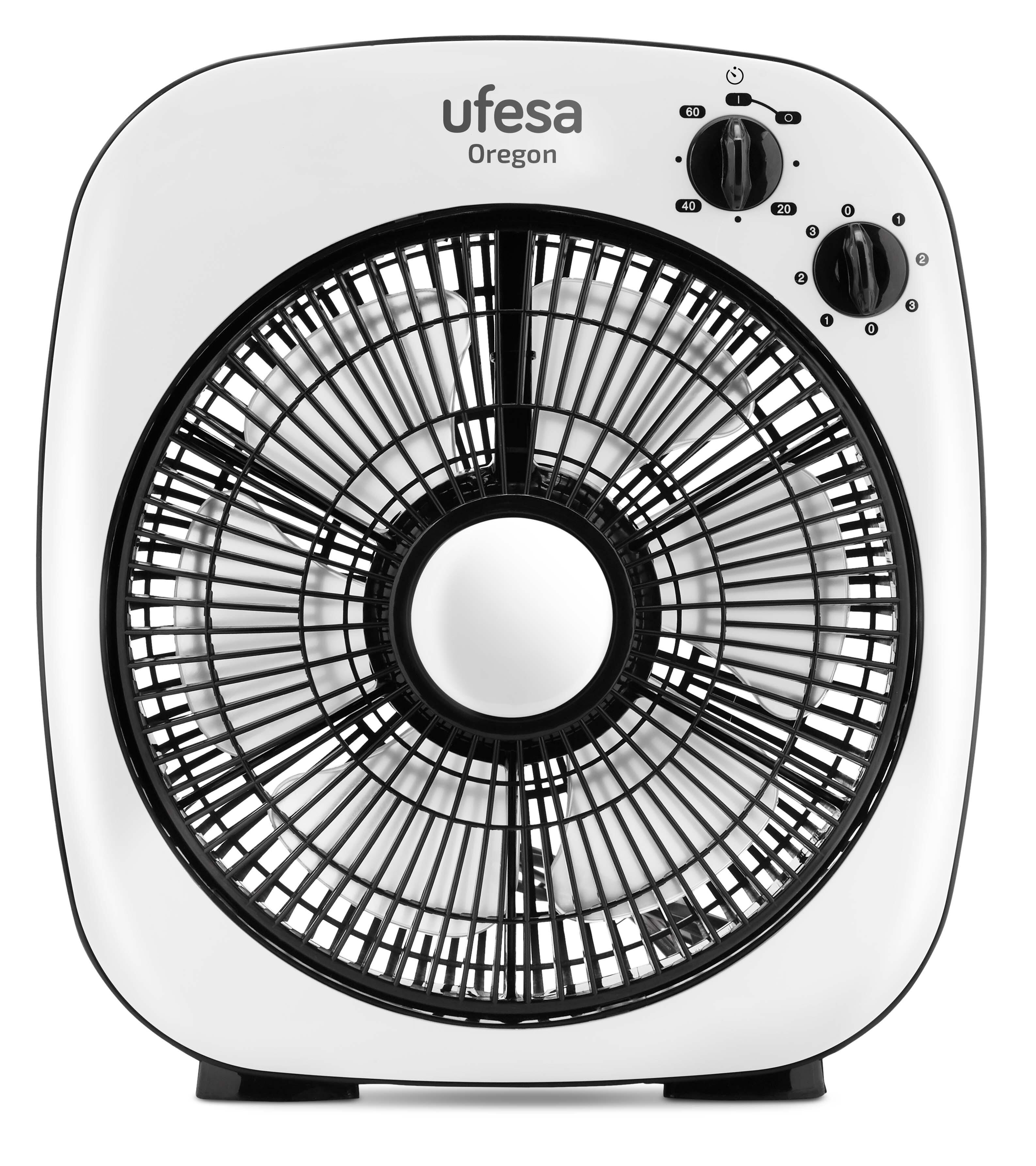 Ufesa Ventilador De Sobremesa Box Fan Oregon 50W , Leroy Merlin