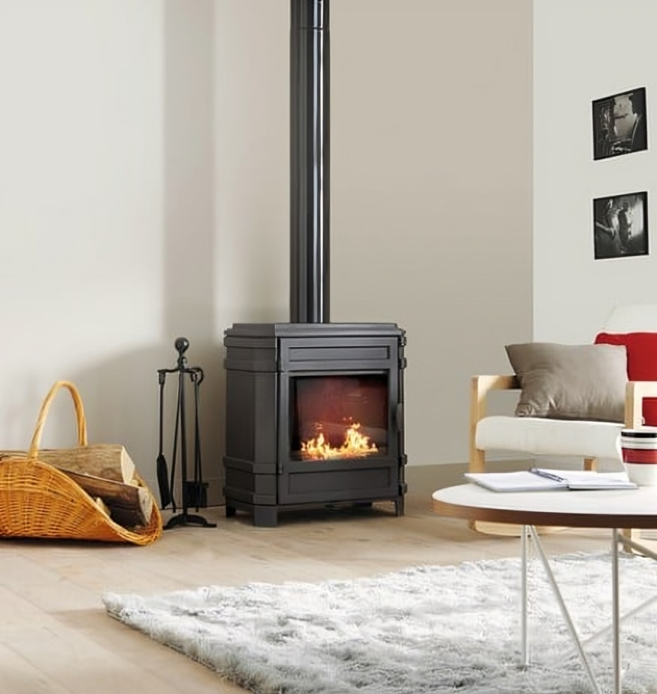 Estufa de leña vosges eco de 8 kw