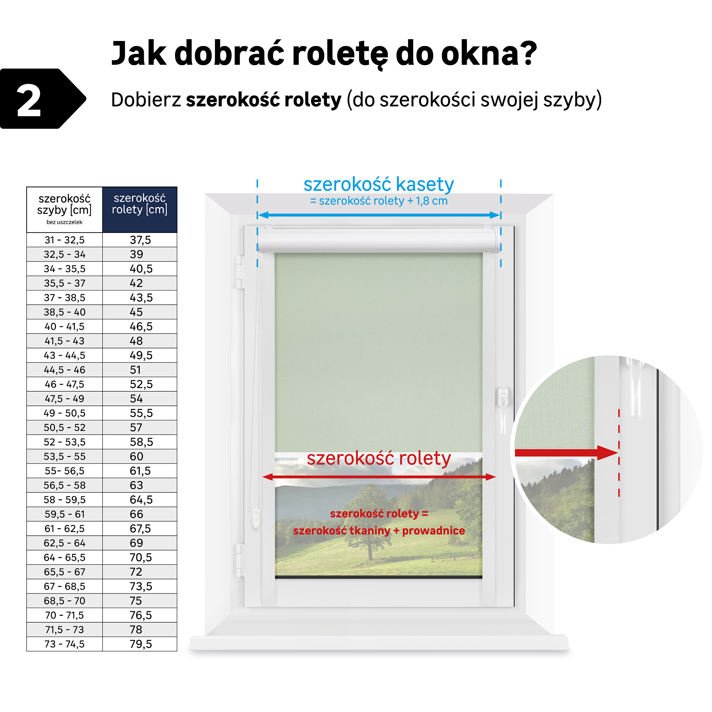 jak dobrać roletę do szyby - 3