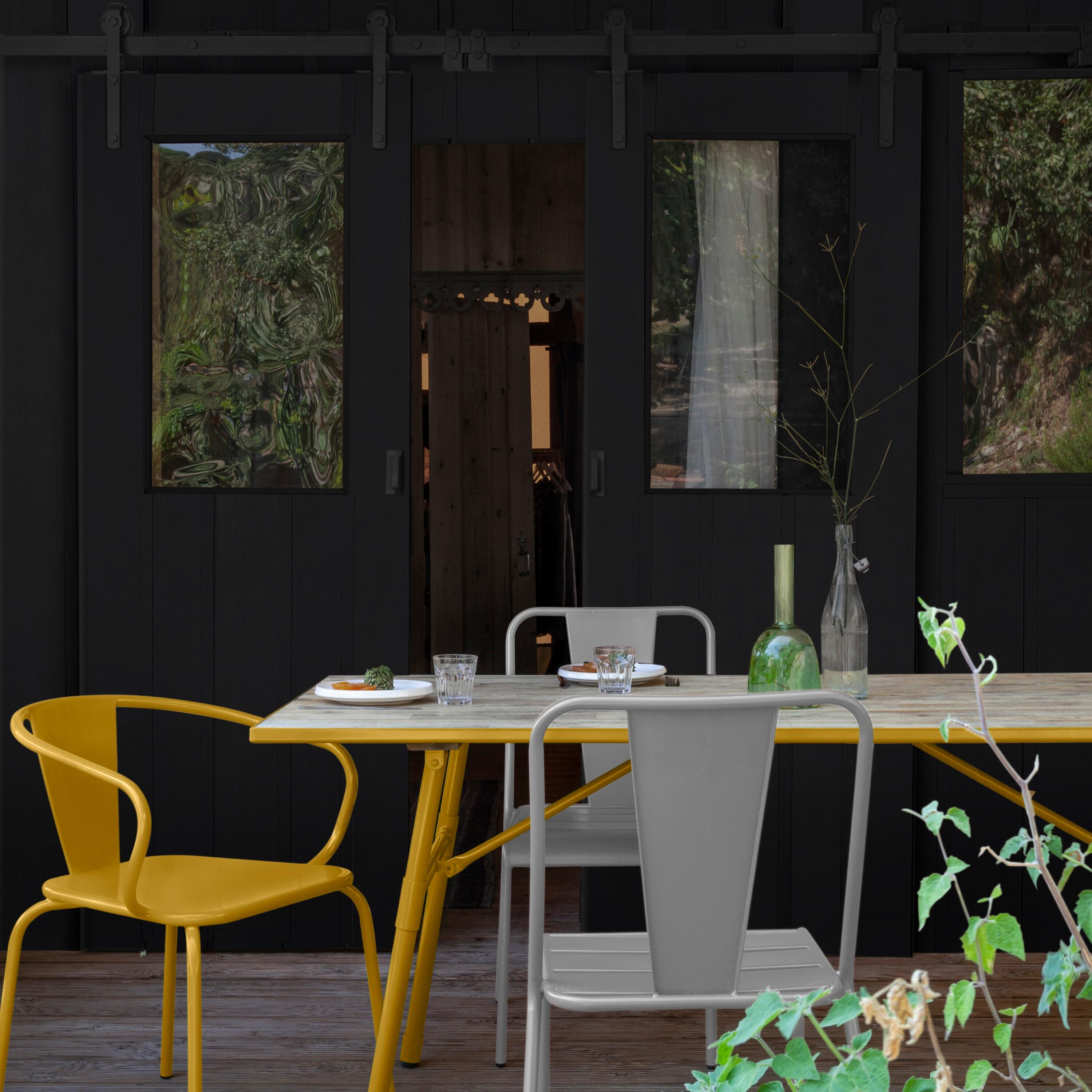 Peinture extérieure bois, fer, plastique V33 noir mat 125ml - 3