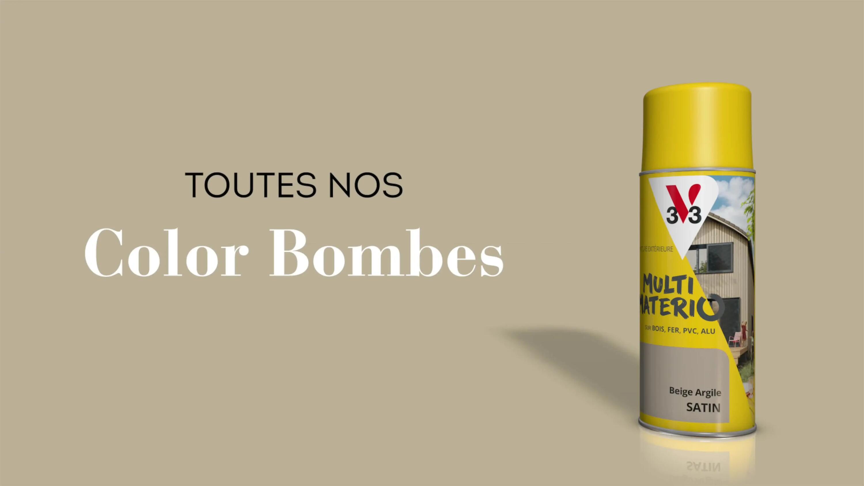 peinture extérieure multi materiaux aerosol V33