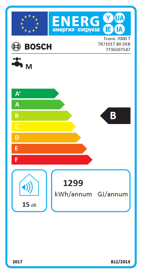 Termoacumulador Elétrico Bosch TR7101T 80L - 2