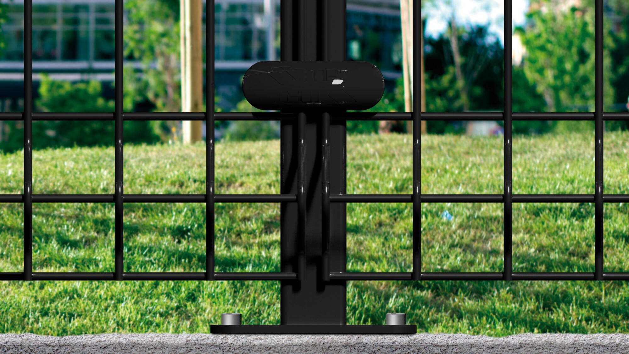 Base de poste para  de acero para poste de 6 x 4 cm - 2