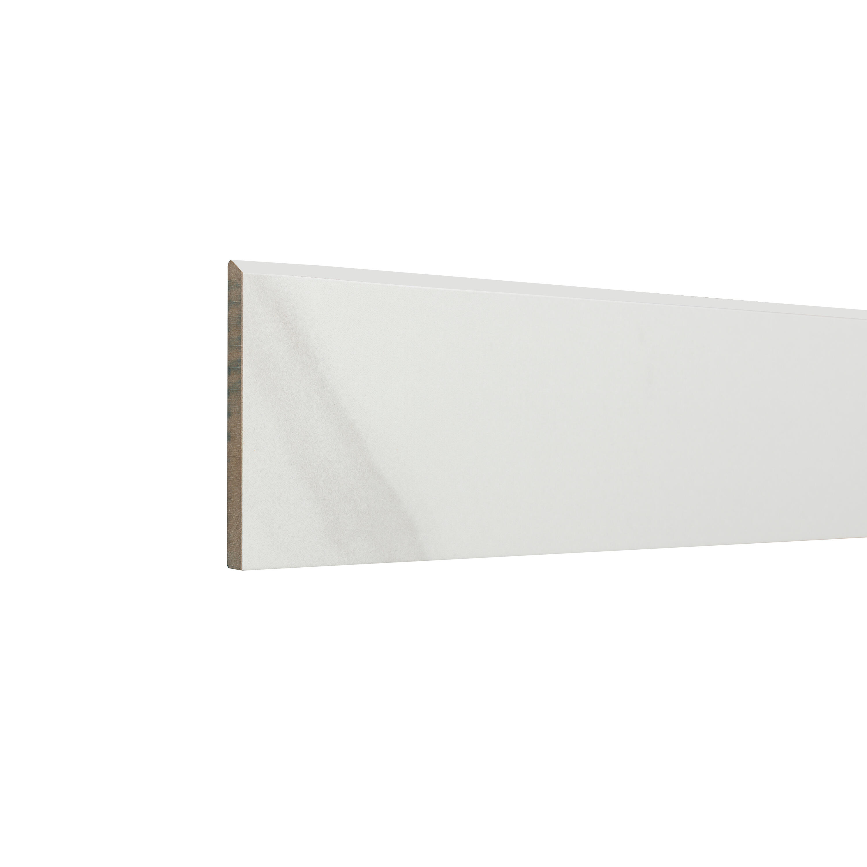 Rodapié porcelánico marmi 120x9 cm mármol white artens