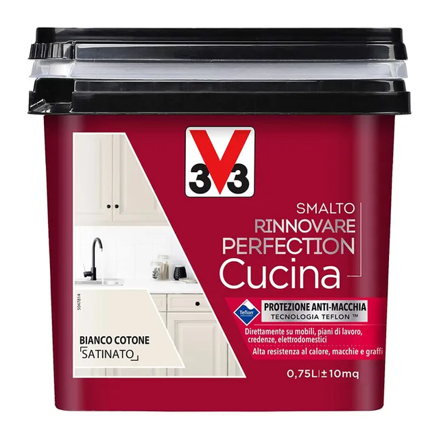 Smalto Perfection di colore bianco satinato
