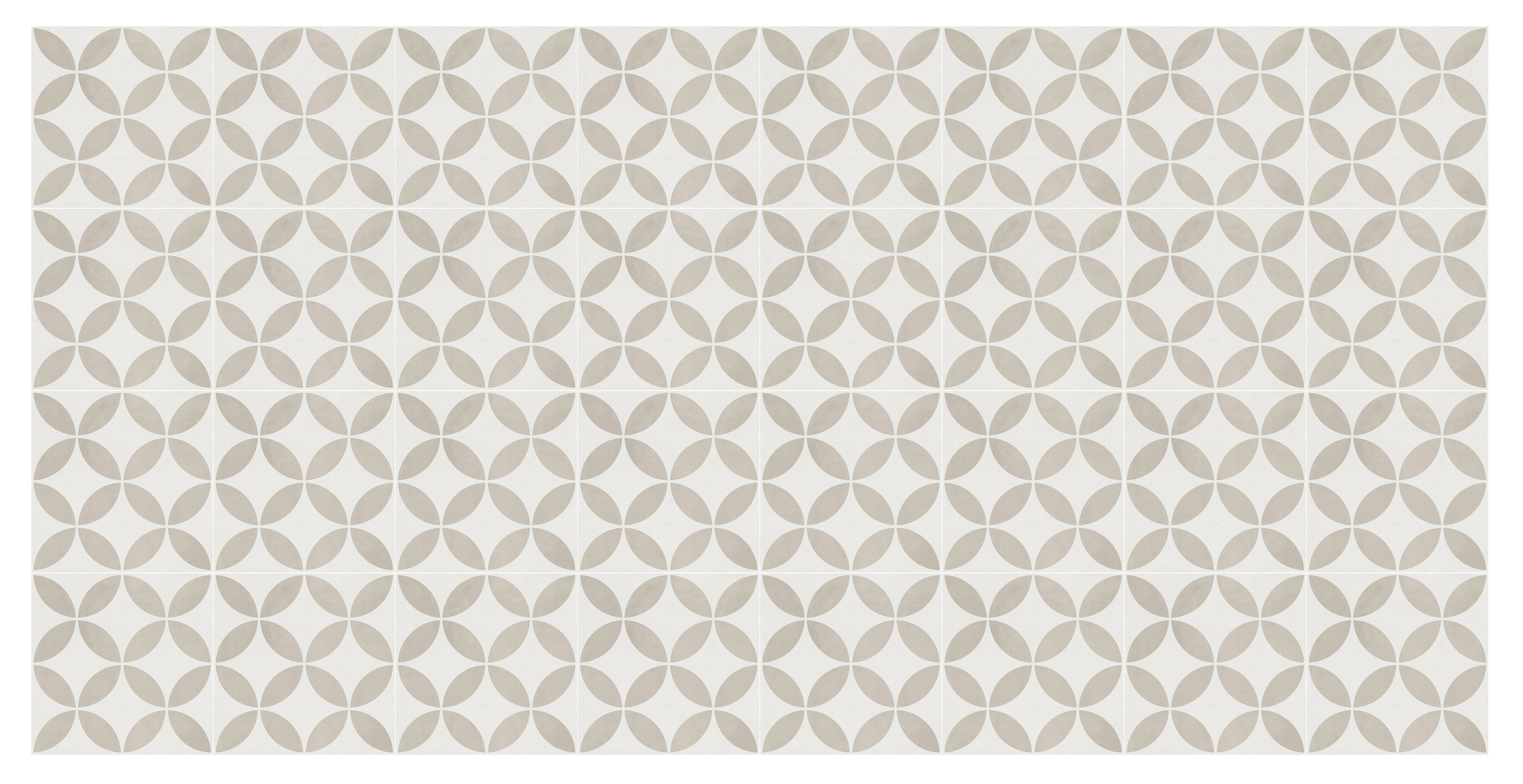 Suelo/Azulejo porcelánico Blom efecto hidráulico taupe 22.3x22.3 cm C1 - 3