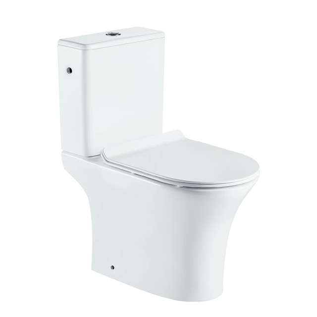Pack sanita ao chão rimless branco saída duplo 3/6 l Strohm Gloria