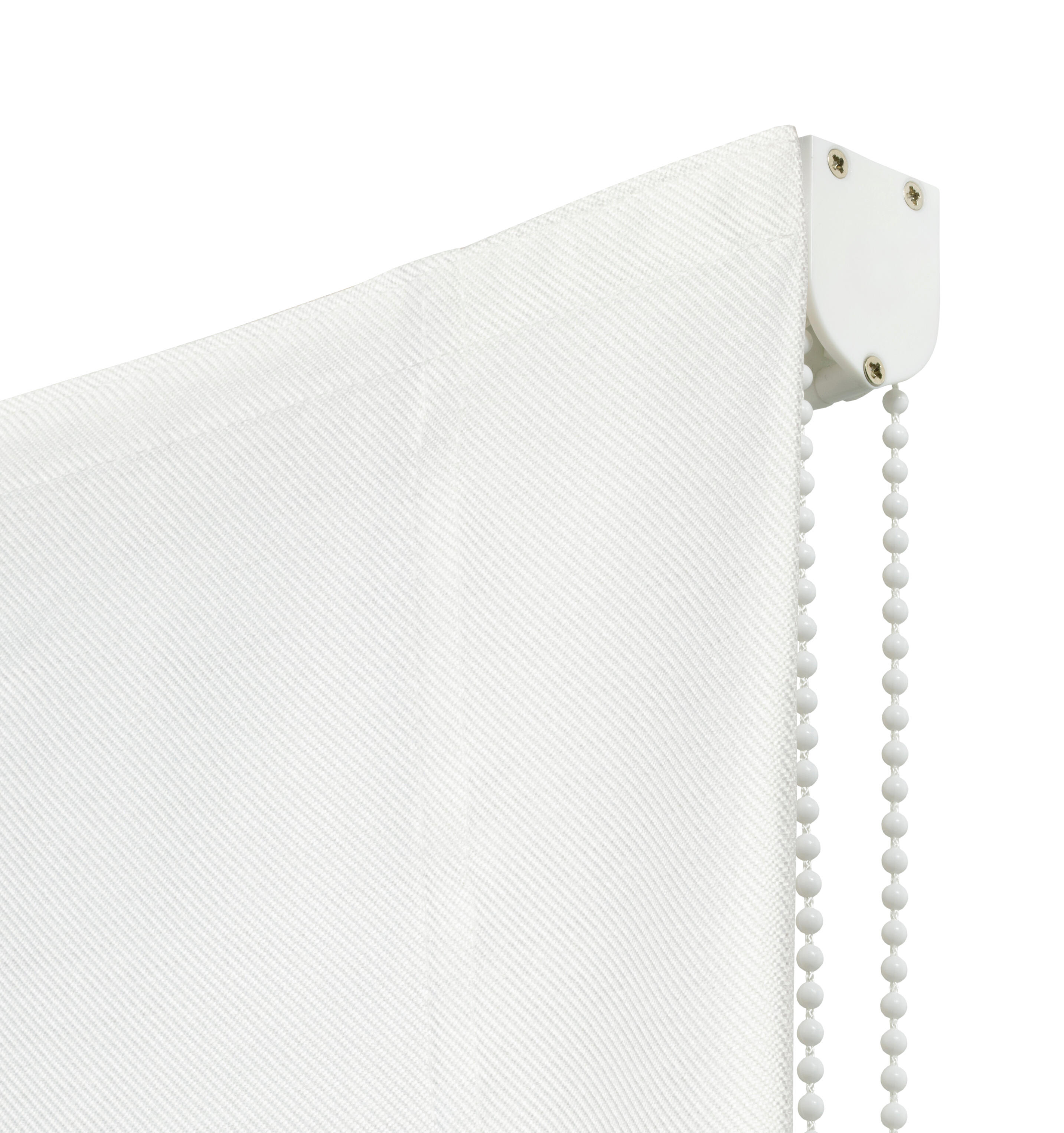 Estor plegable paqueto semi-opaco con cadena toxa poliéster liso blanco viewtex de 90x175 cm