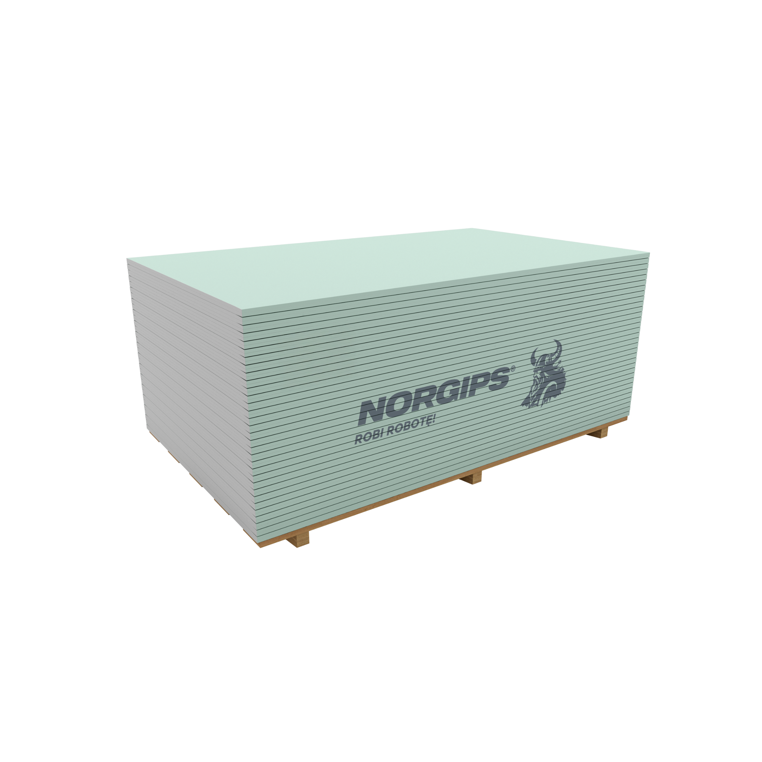 Płyta gipsowa impregnowana GKBI TYP H2 2000 x 1200 x 12.5 mm Norgips - 4
